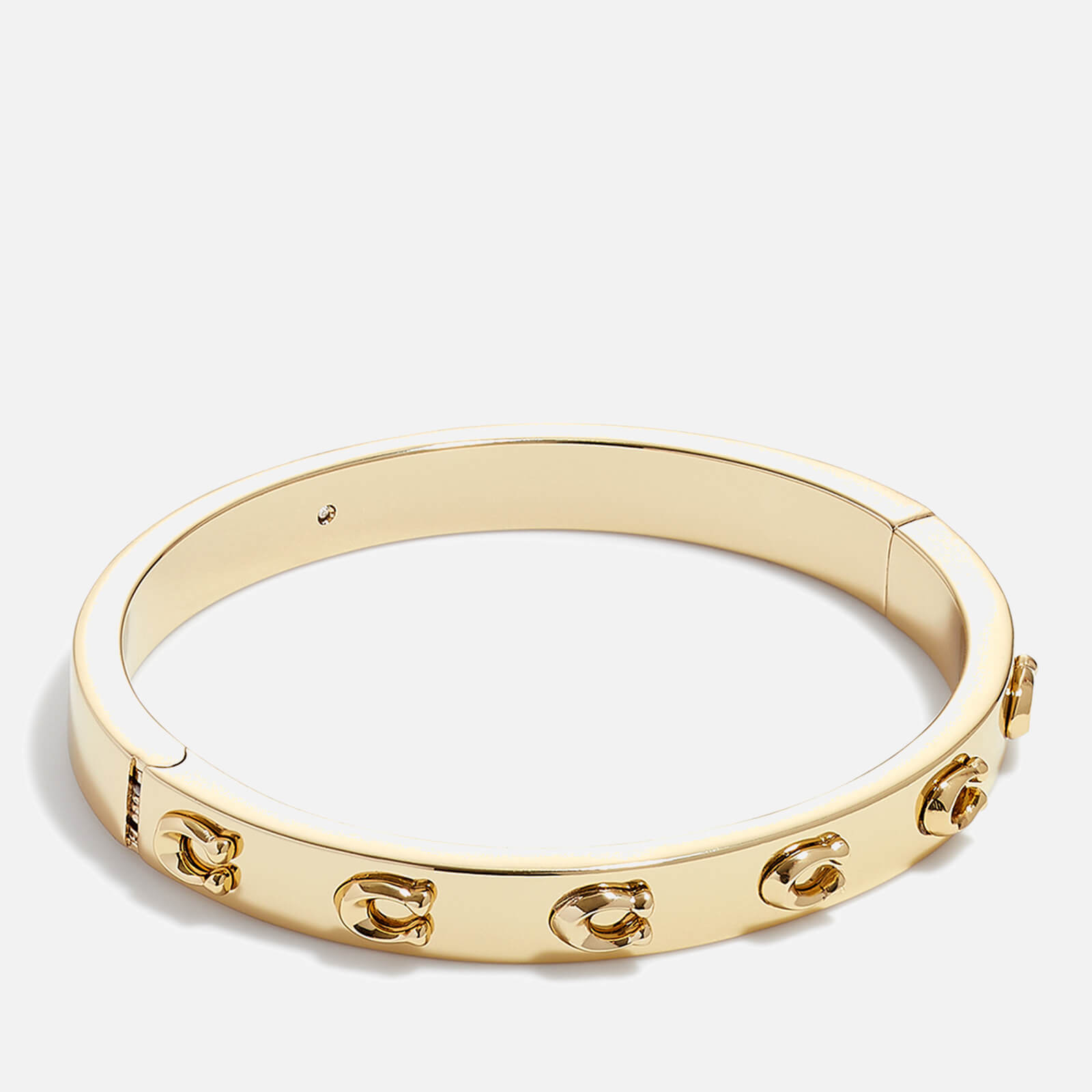 Image of Coach Signature C Gold-Plated Bracelet