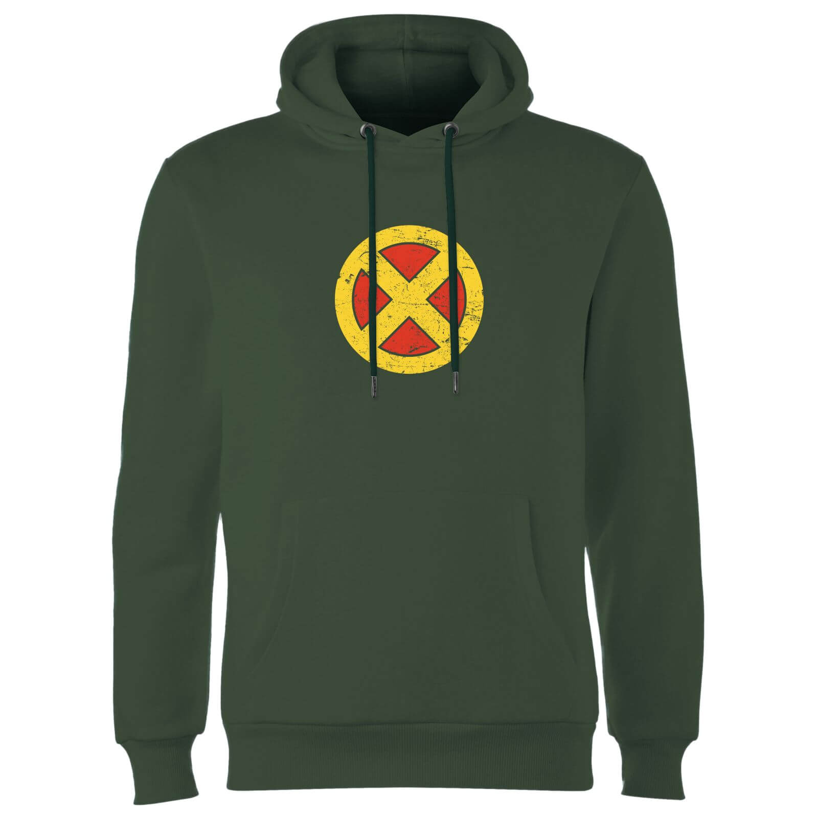 

X-Men Emblem Drk Hoodie - Green - L - Verde