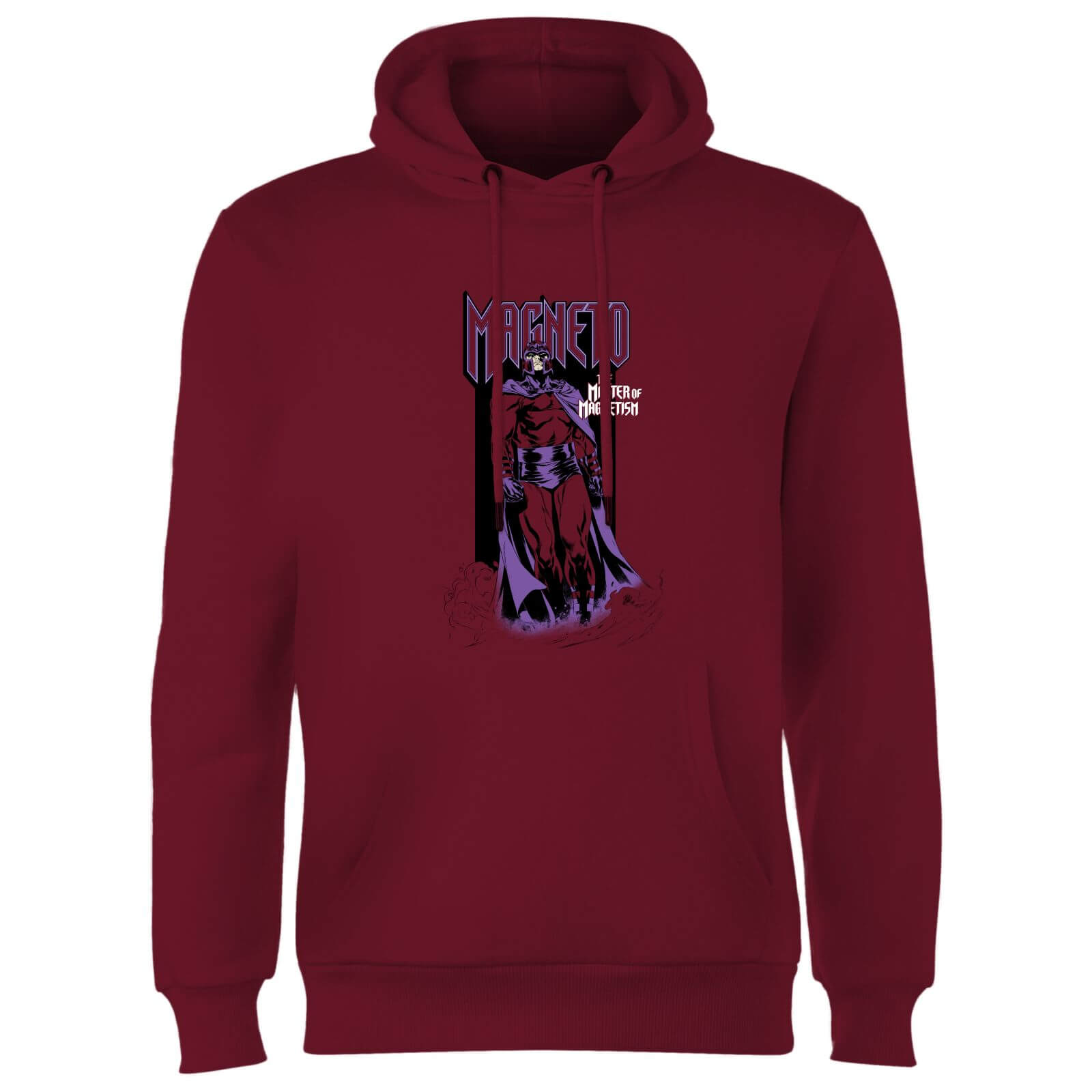 X-Men Magneto Master Of Magnetism Hoodie - Burgundy - XL - Burgundy