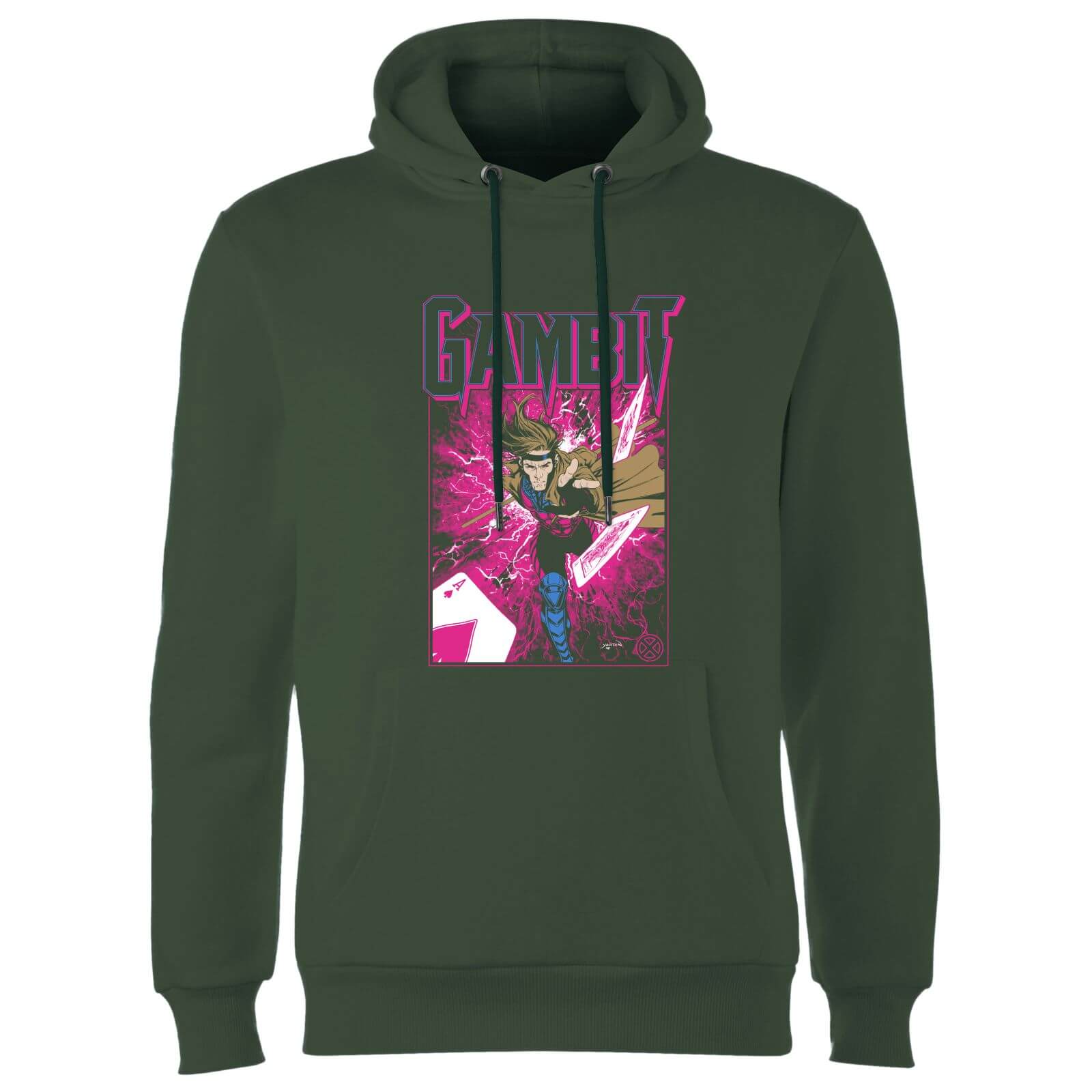 

X-Men Gambit Hoodie - Green - M - Verde