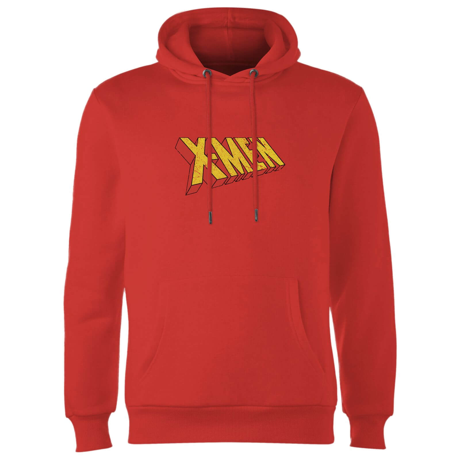 X-Men Retro Logo Hoodie - Red - XL - Rosso