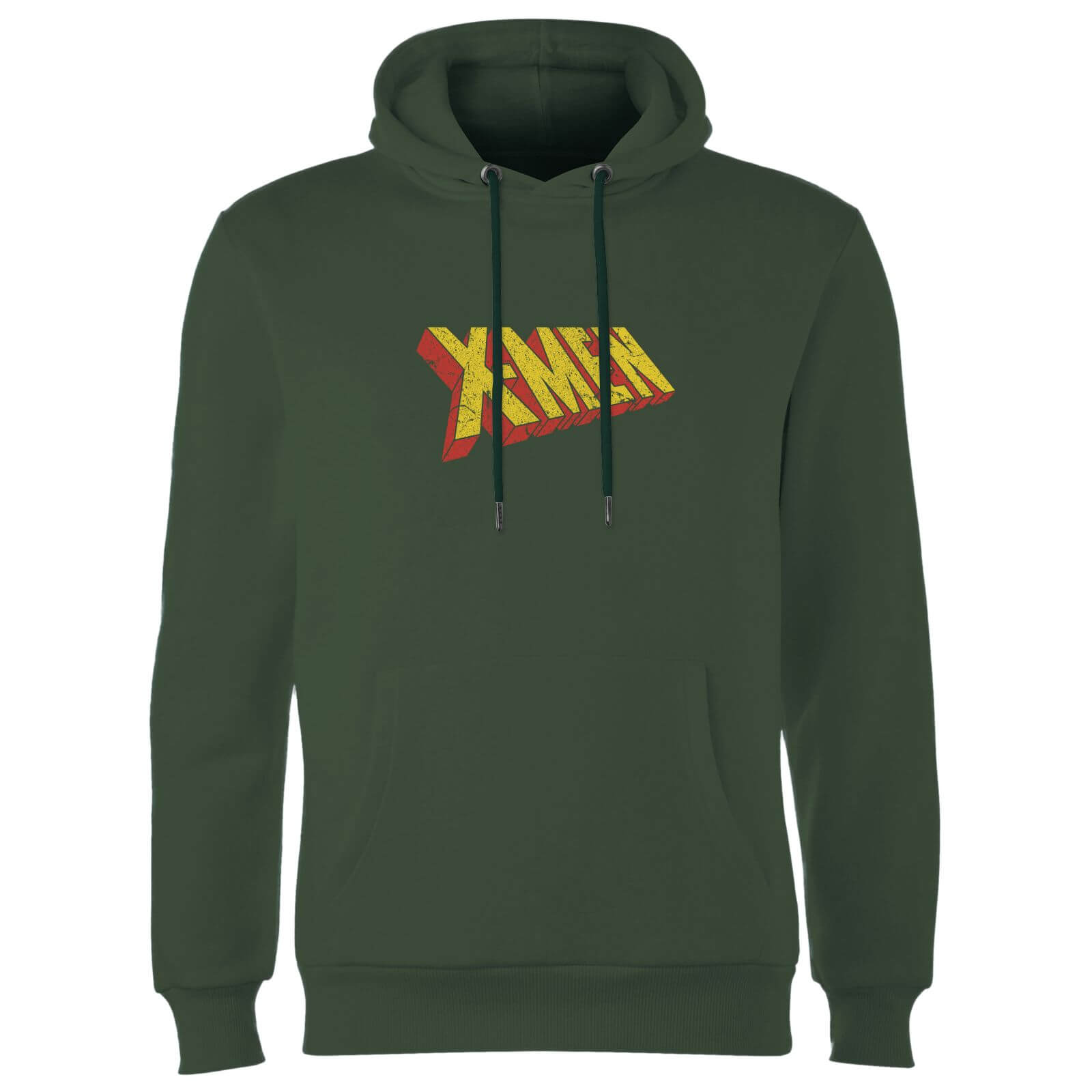 

X-Men Retro Logo Hoodie - Green - S - Verde