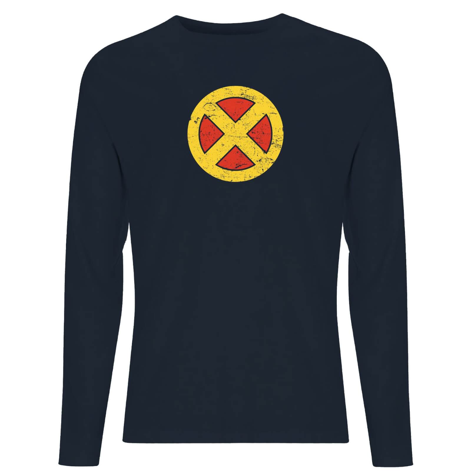 

X-Men Emblem Drk Long Sleeve T-Shirt - Navy - XS