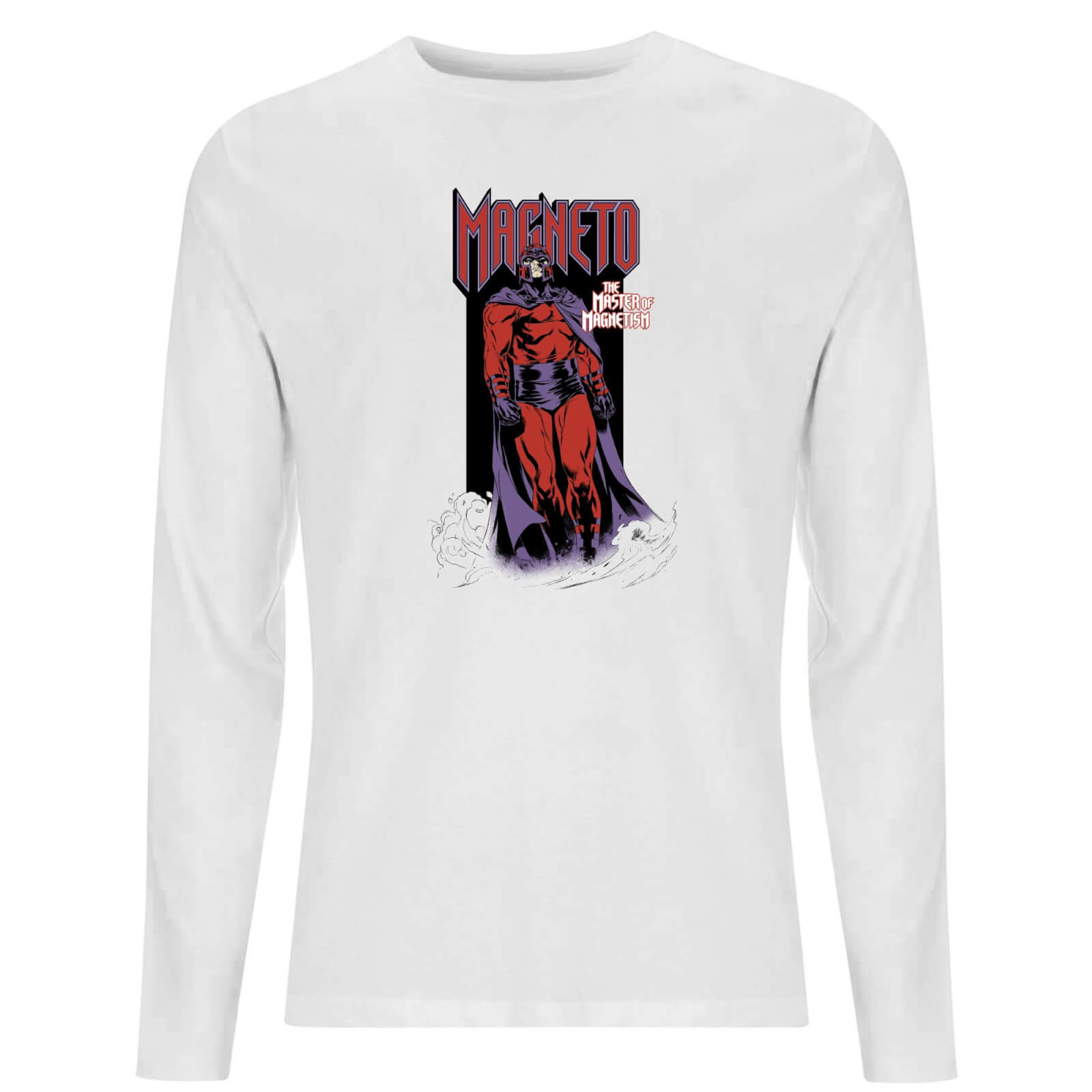 X-Men Magneto Master Of Magnetism Long Sleeve T-Shirt - White - M