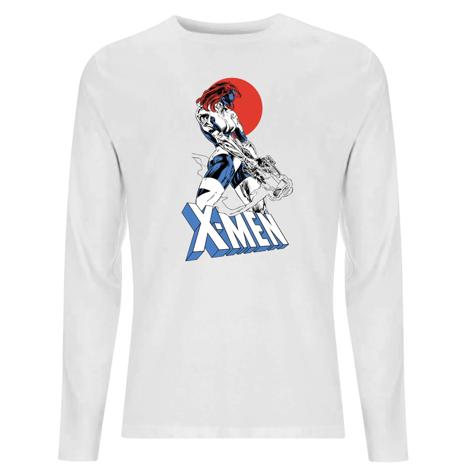 X-Men Mystique Long Sleeve T-Shirt - White - XXL