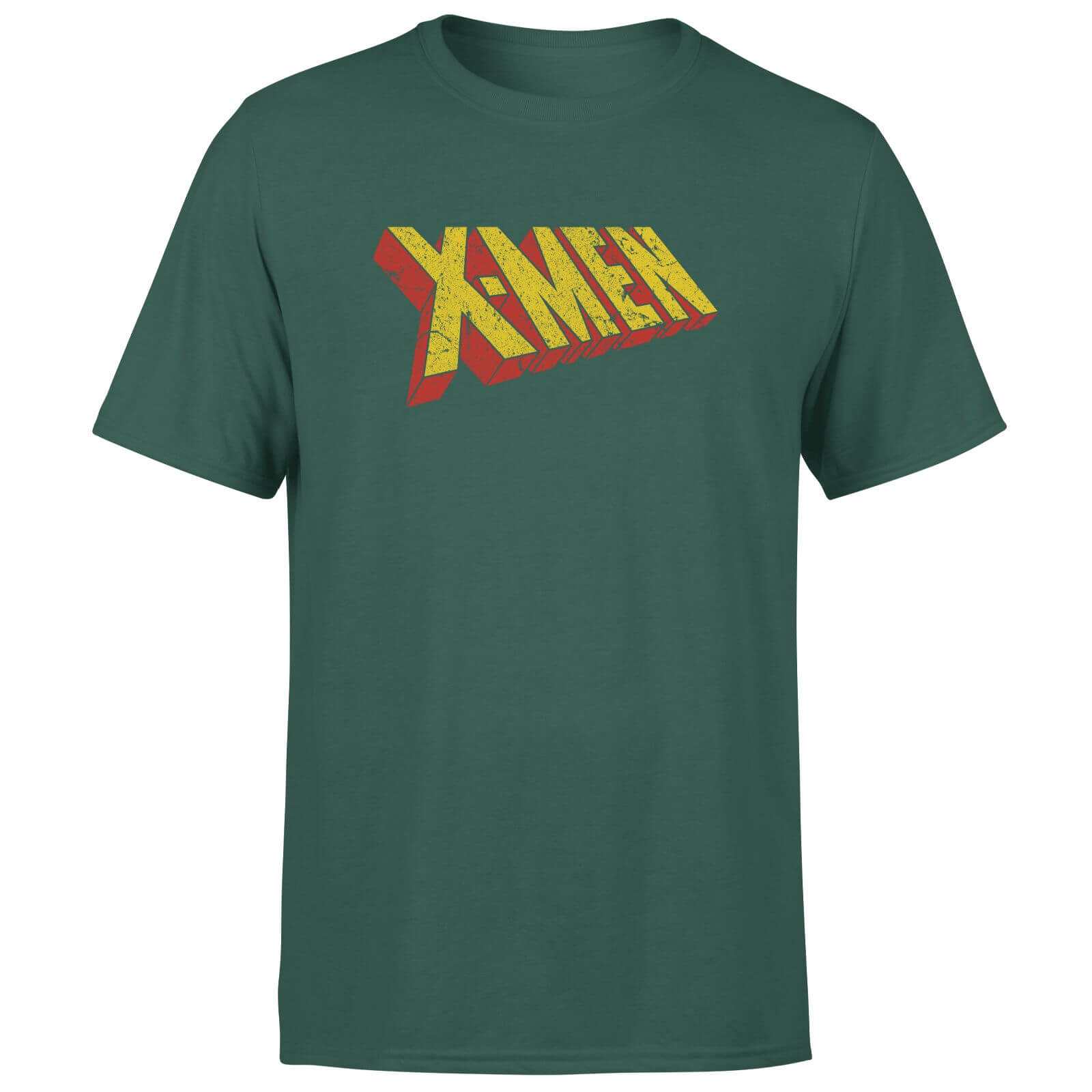 X-Men Retro Logo T-Shirt - Green - XXL