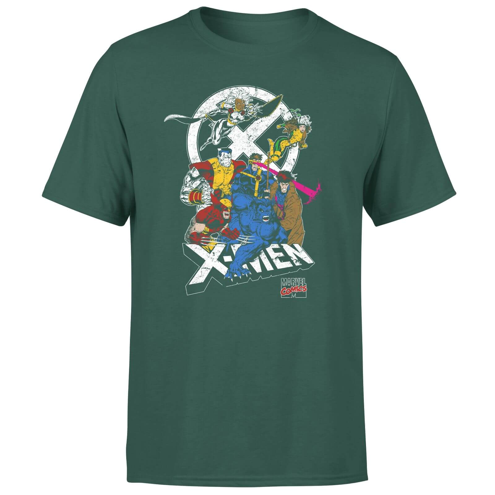 X-Men Super Team T-Shirt - Green - M