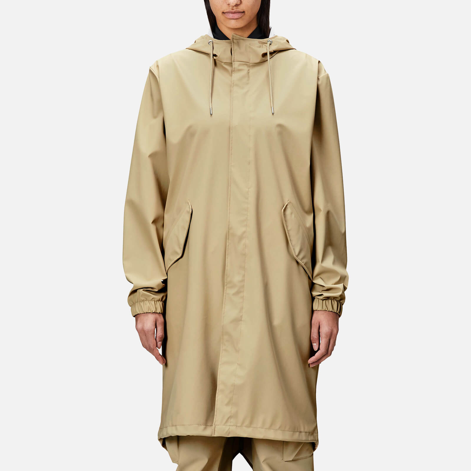 Rains Coated-Shell Fishtail Parka - S