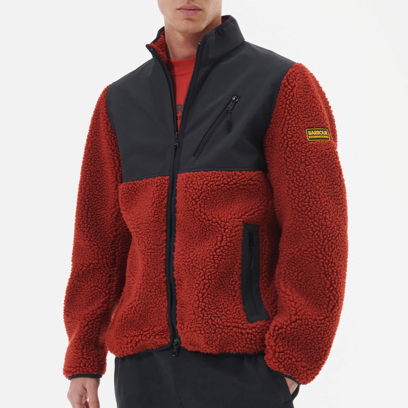 Barbour International Tech Shell and Fleece Jacket