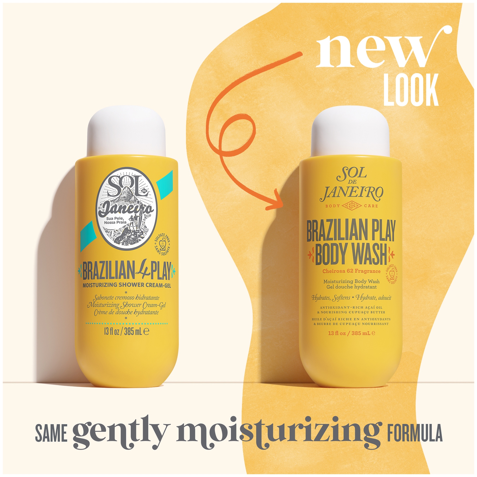 Thumbnail - Sol de Janeiro Brazilian 4 Play Moisturizing Shower Cream-Gel 385ml