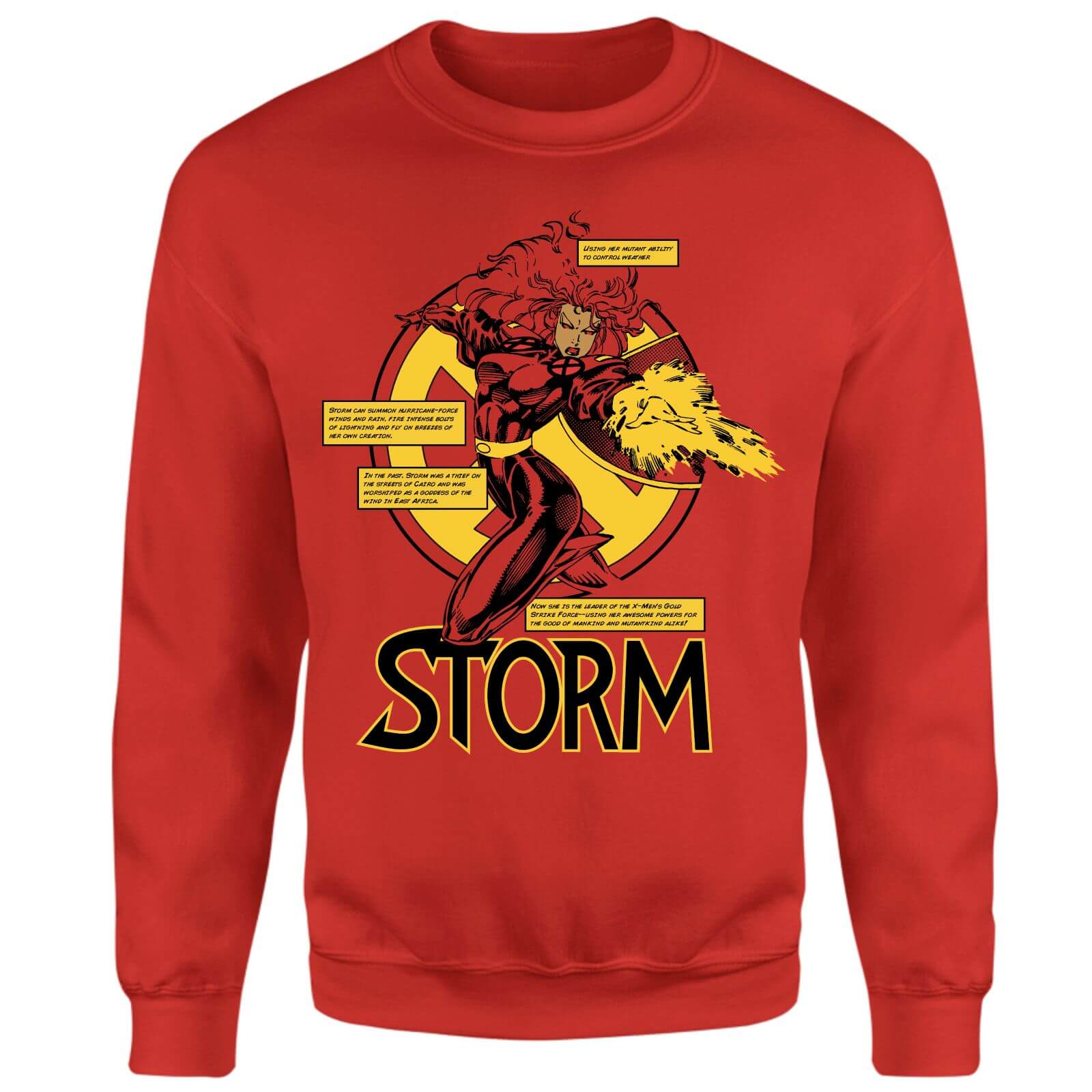 X-Men Storm Bio  Sweatshirt - Red - M