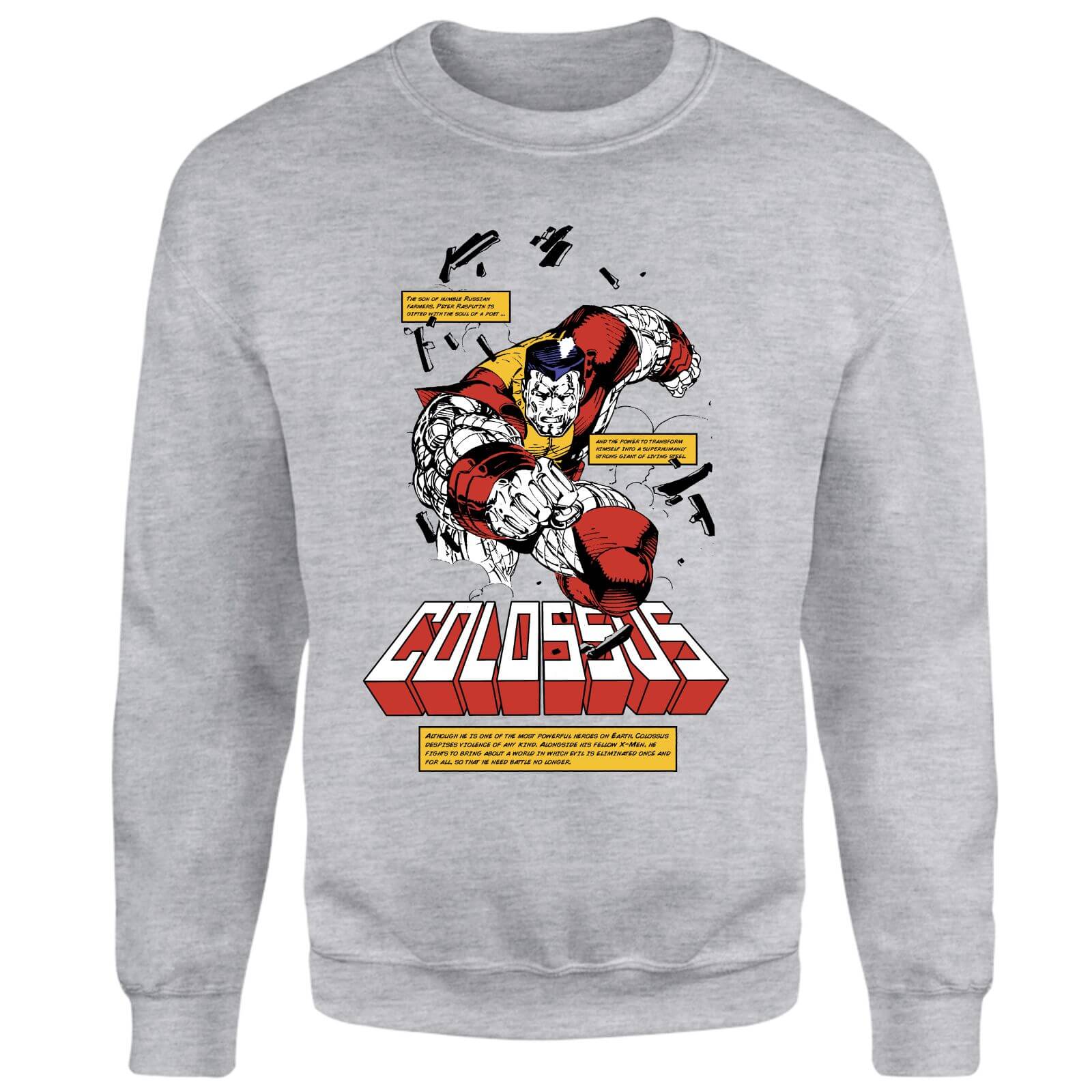 X-Men Colossus Bio Sweatshirt - Grey - XXL