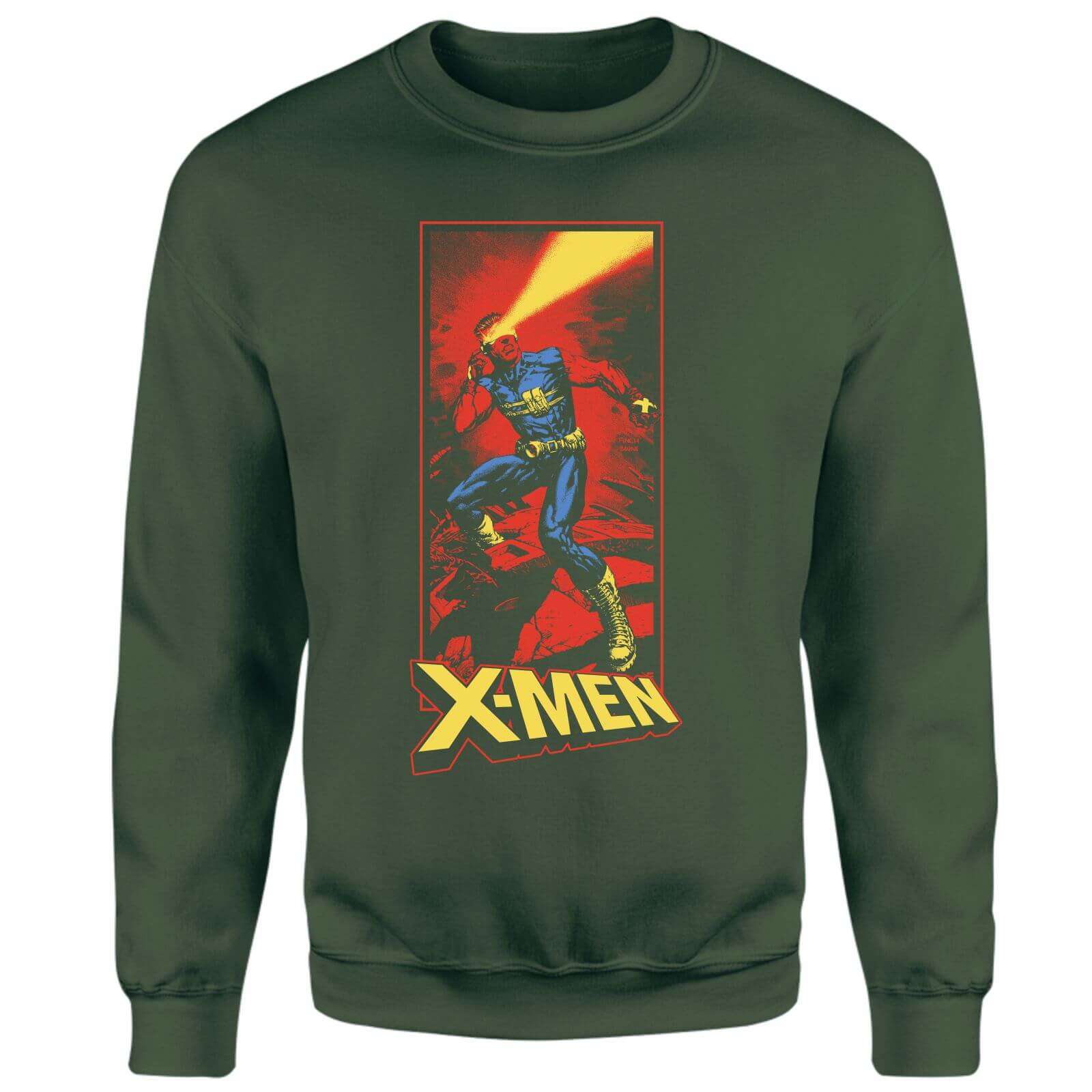 

X-Men Cyclops Energy Beam Sweatshirt - Green - S