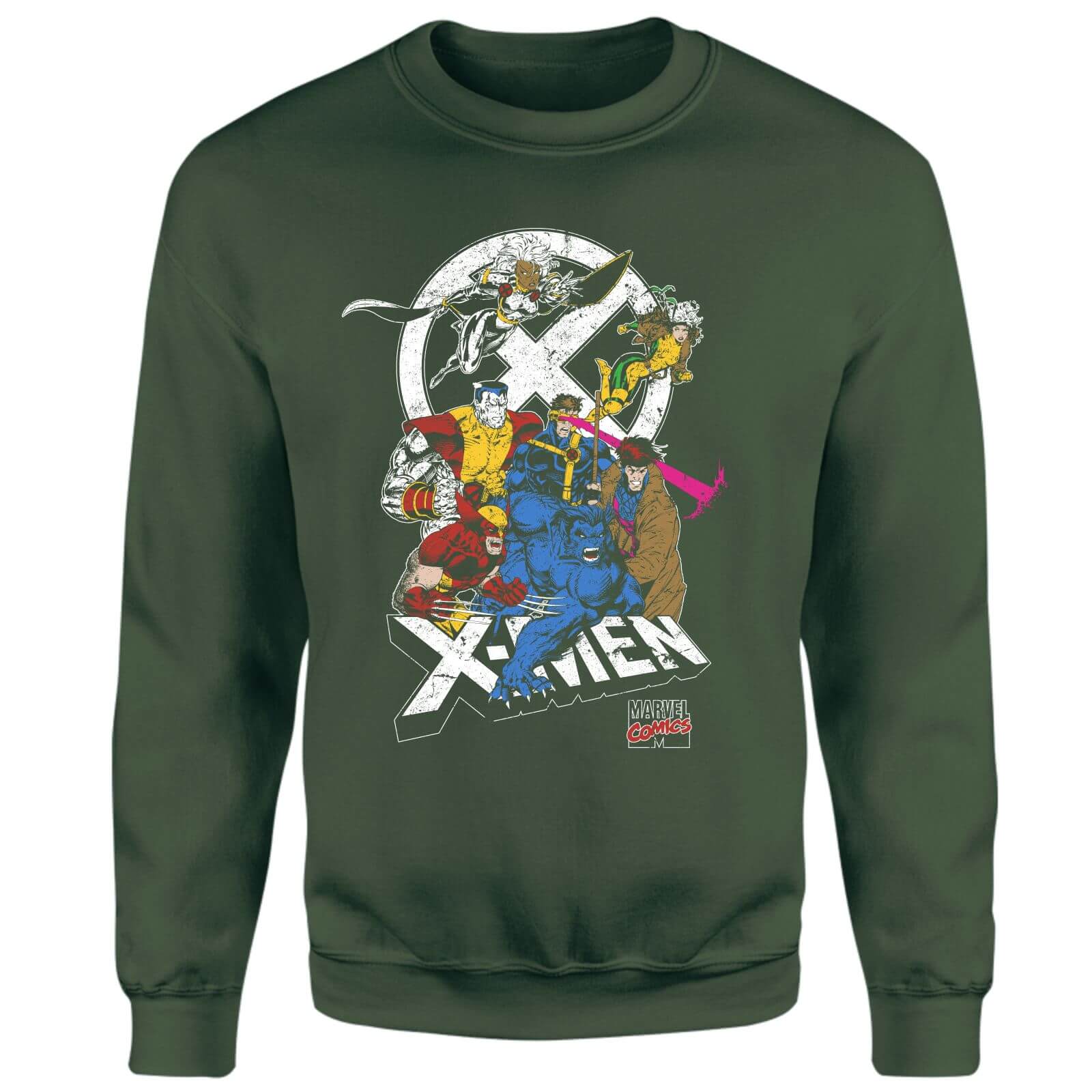 X-Men Super Team Sweatshirt - Green - XXL