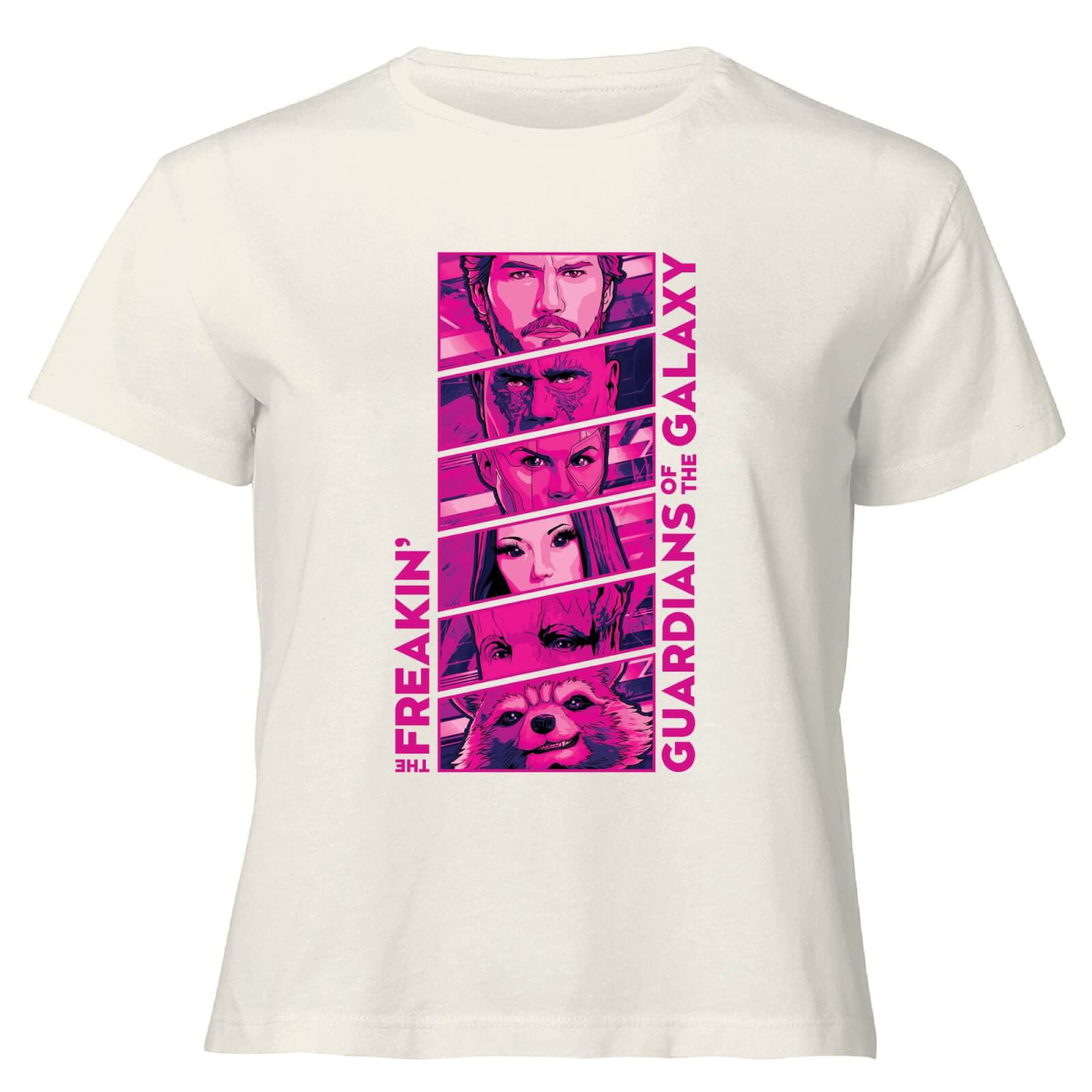

Guardians of the Galaxy Faces Women's Cropped T-Shirt - Cream - XXL