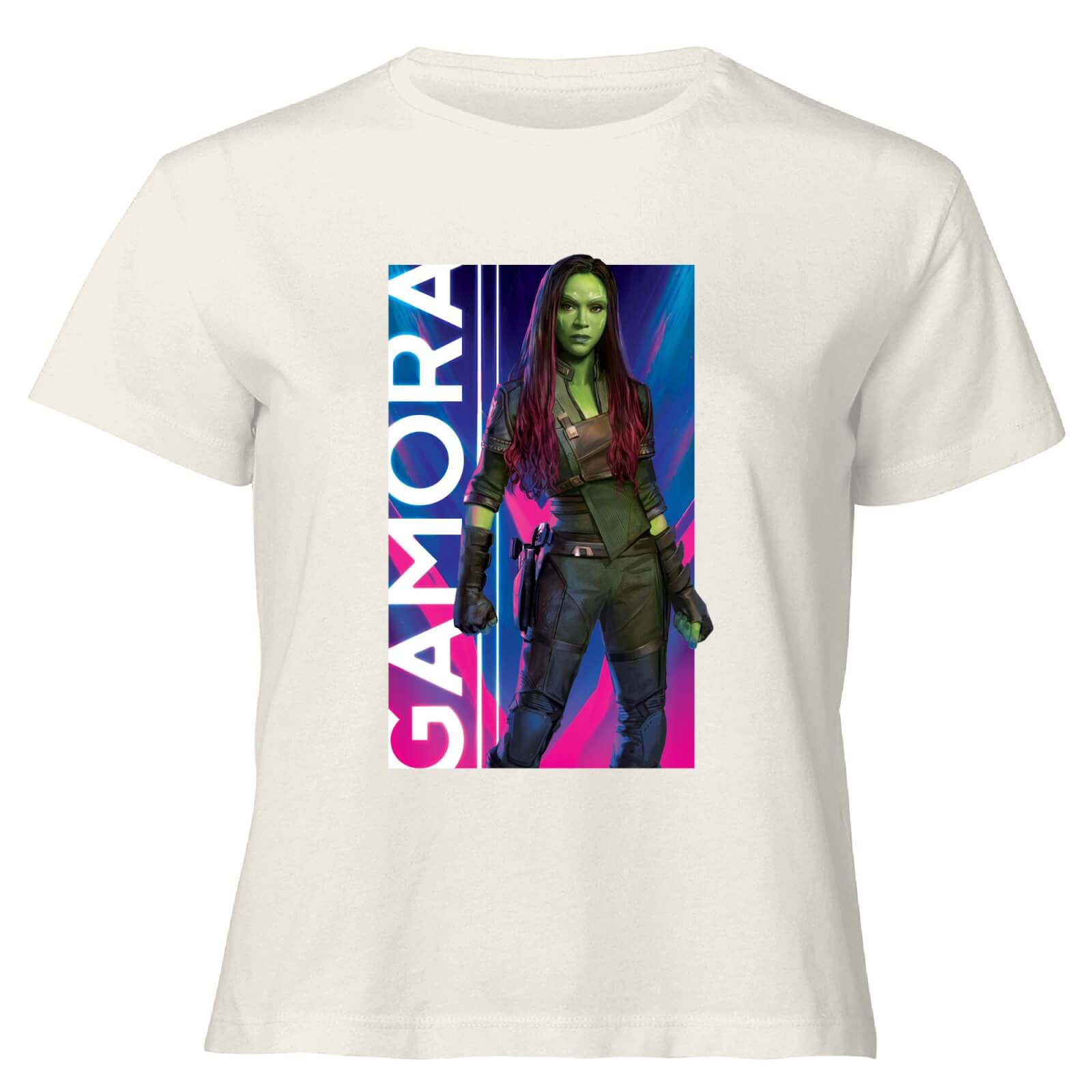 

Guardians of the Galaxy Gamora Women's Cropped T-Shirt - Cream - L
