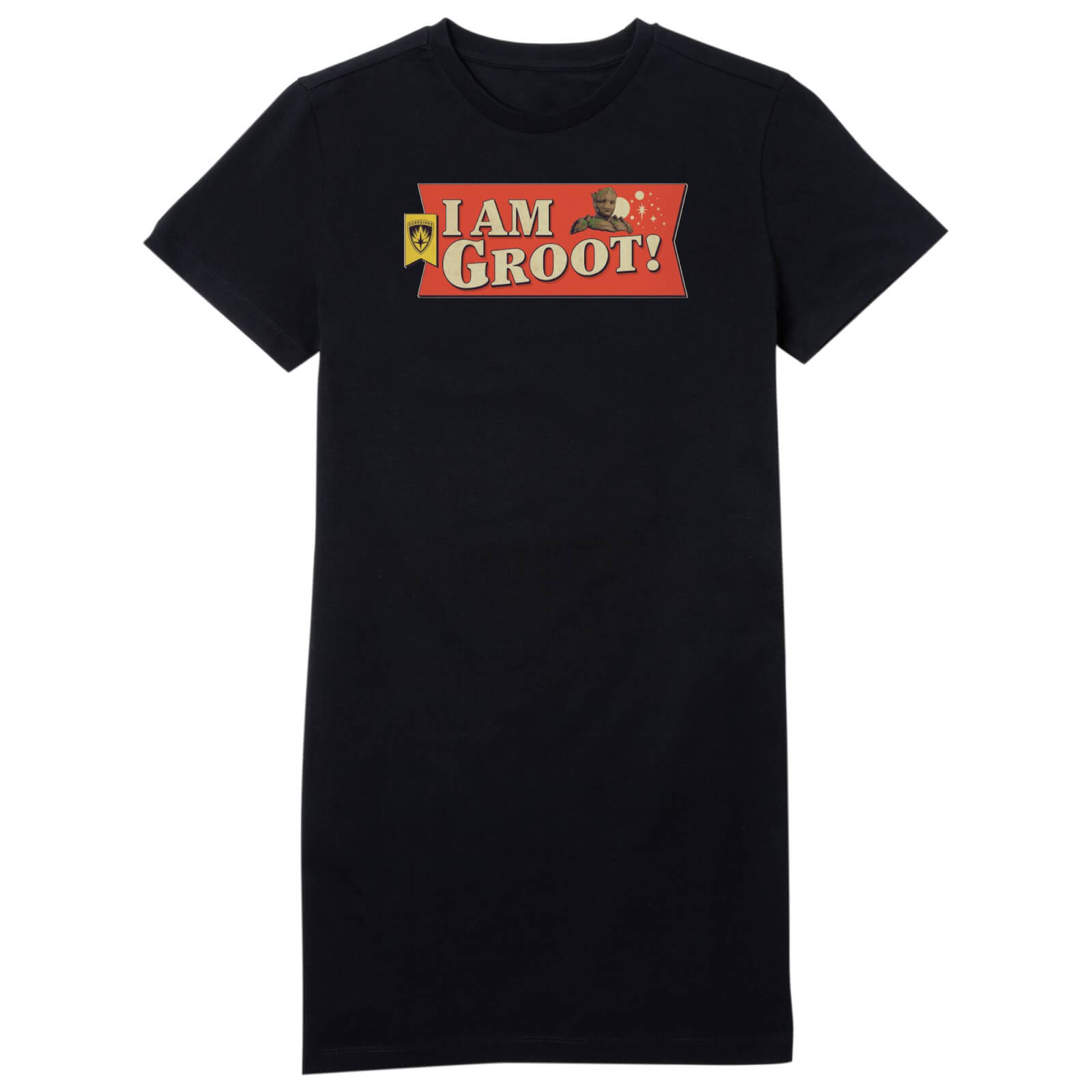 

Guardians of the Galaxy I Am Groot! Women's T-Shirt Dress - Black - XS