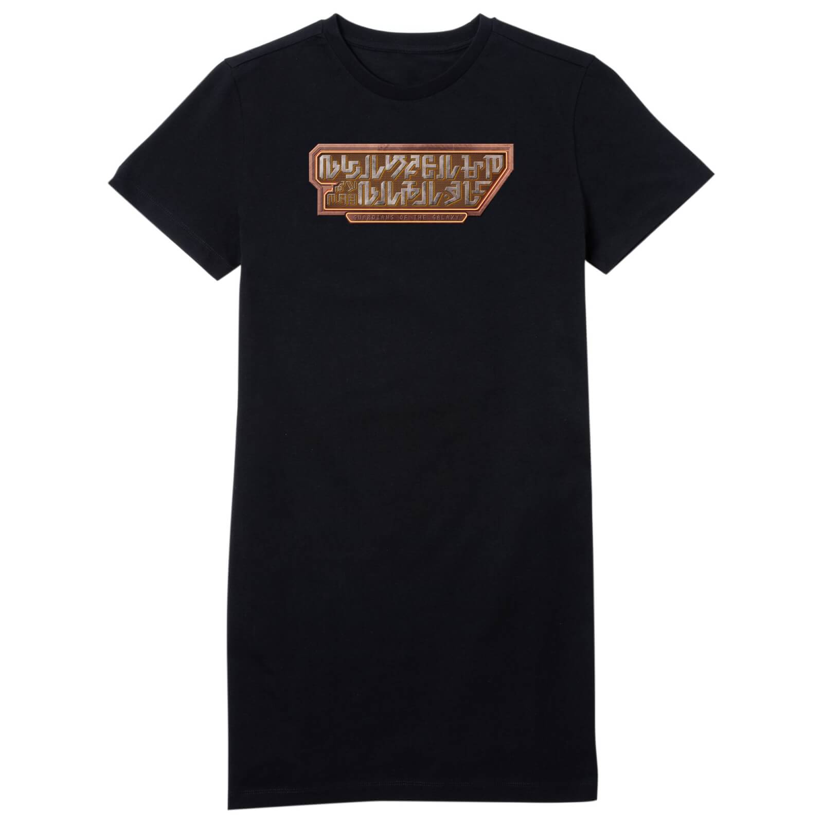Guardians of the Galaxy Language Logo Women's T-Shirt Dress - Black - XS
