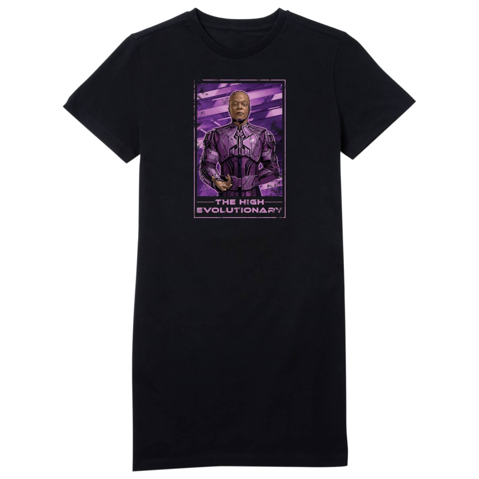 Guardians of the Galaxy The High Evolutionary Women's T-Shirt Dress - Black - M