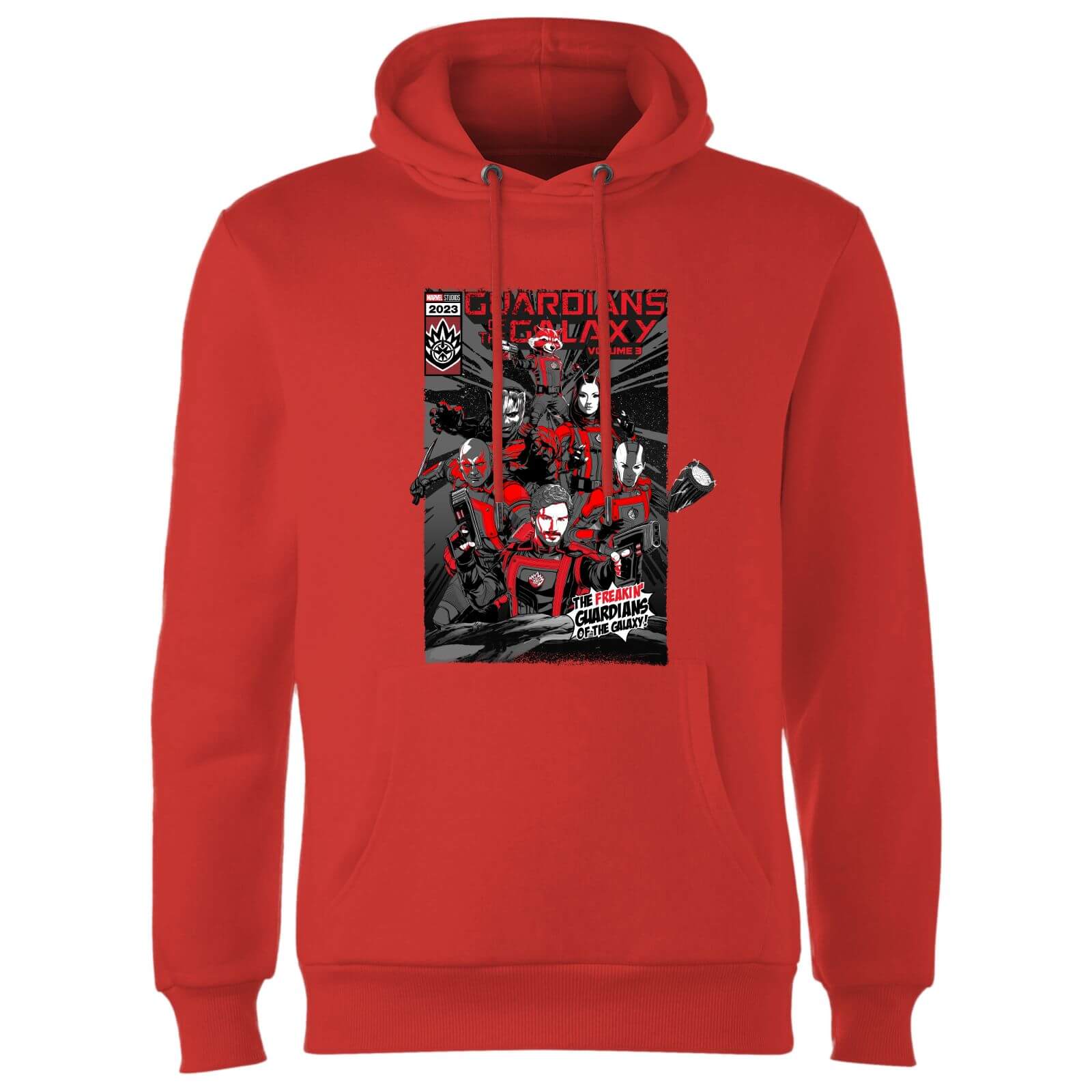 

Guardians of the Galaxy The Freakin' Comic Book Cover Hoodie - Red - XL