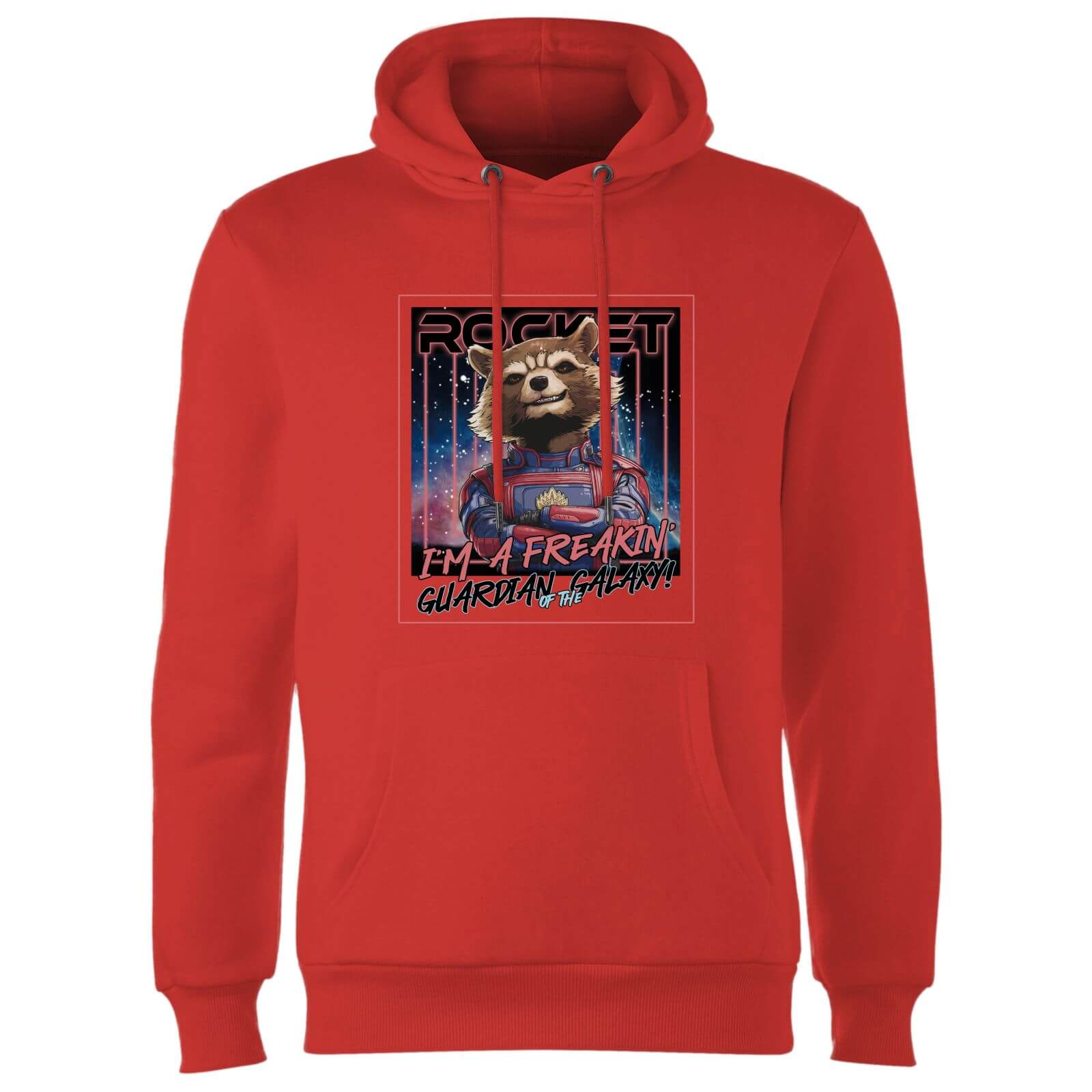 

Guardians of the Galaxy Glowing Rocket Raccoon Hoodie - Red - XXL