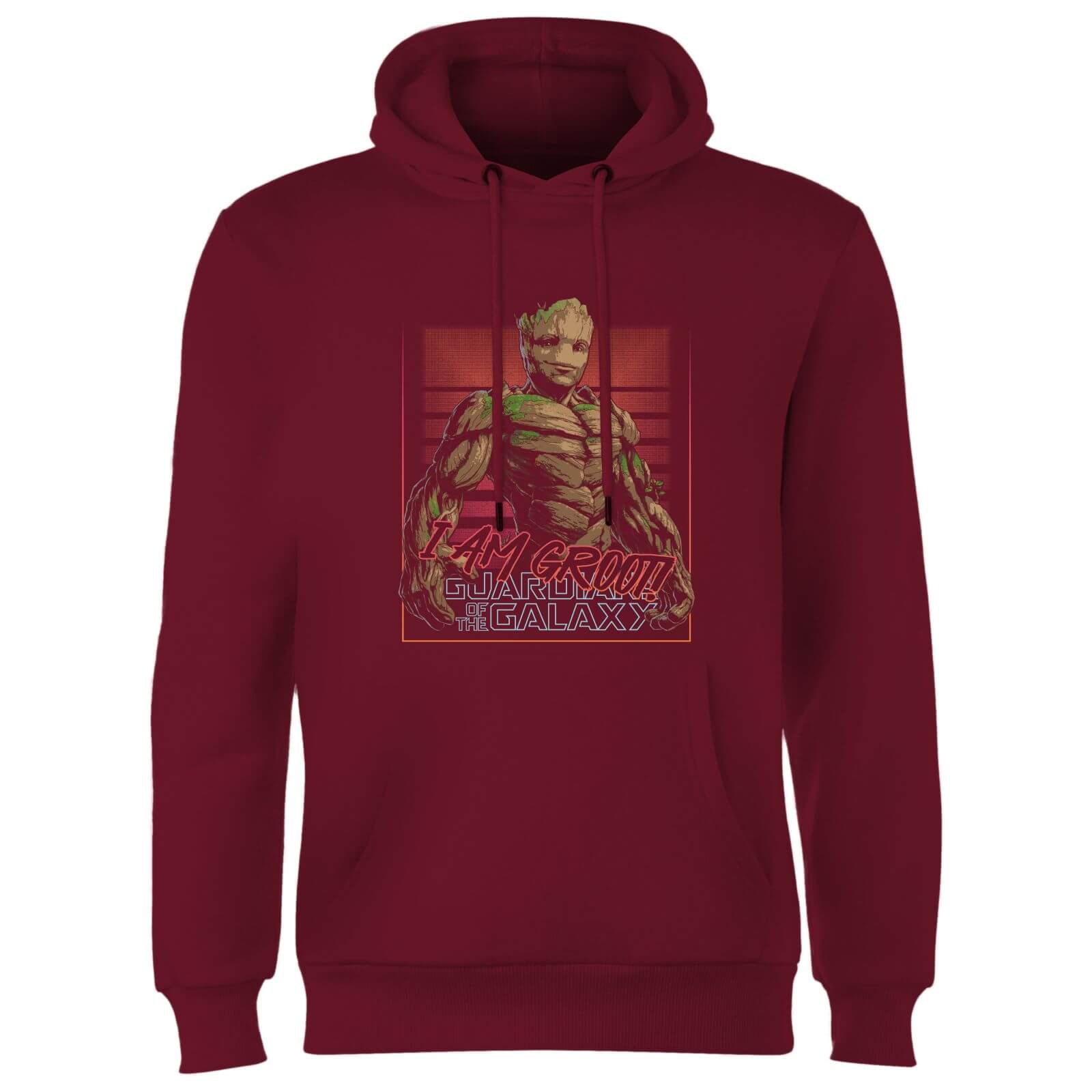

Guardians of the Galaxy I Am Retro Groot! Hoodie - Burgundy - XL