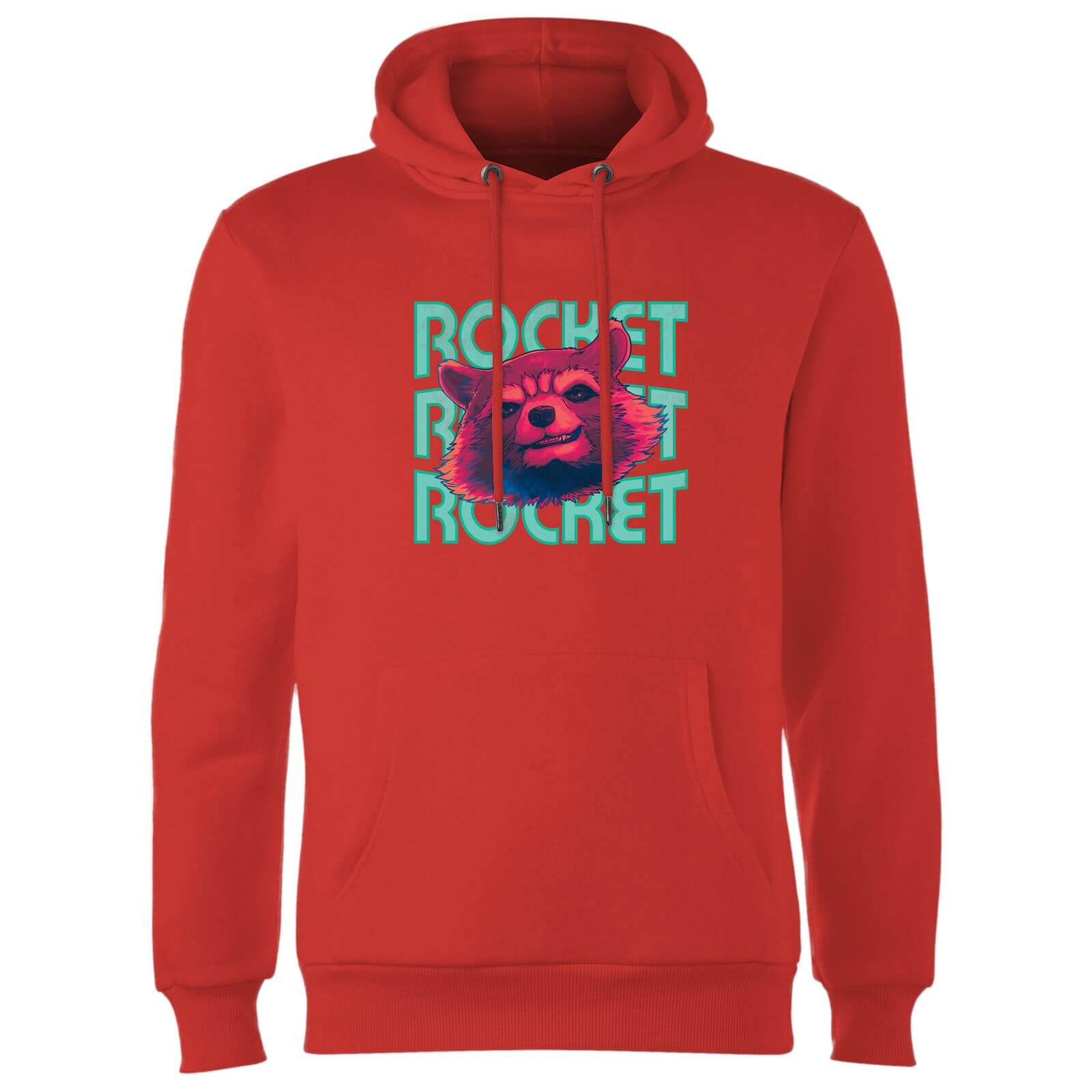 

Guardians of the Galaxy Rocket Repeat Hoodie - Red - XXL