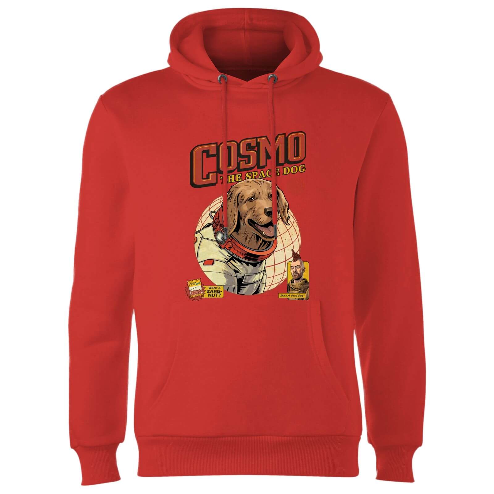 

Guardians of the Galaxy Cosmo The Space Dog Hoodie - Red - S