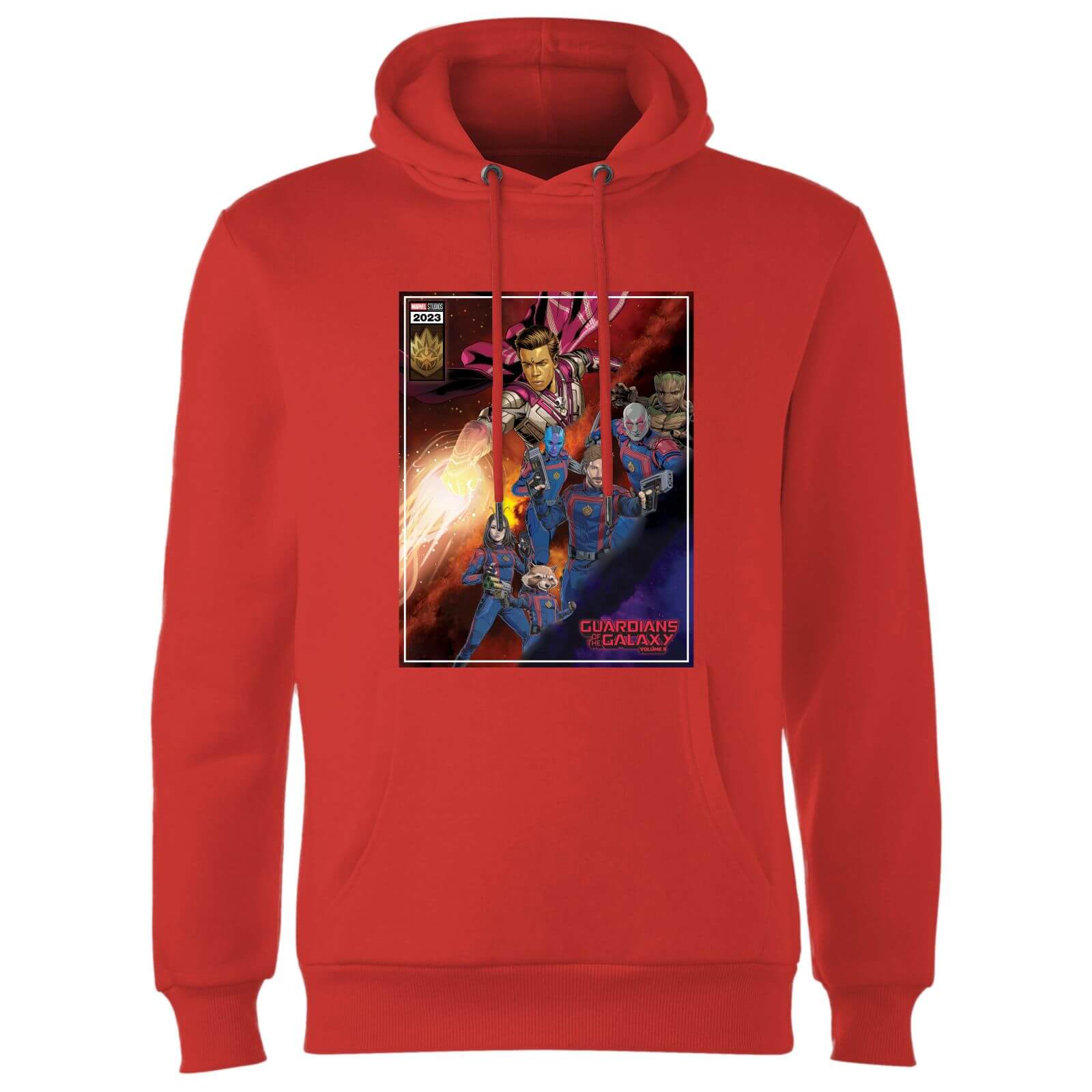 Guardians of the Galaxy Adam Warlock Comic Hoodie - Red - S
