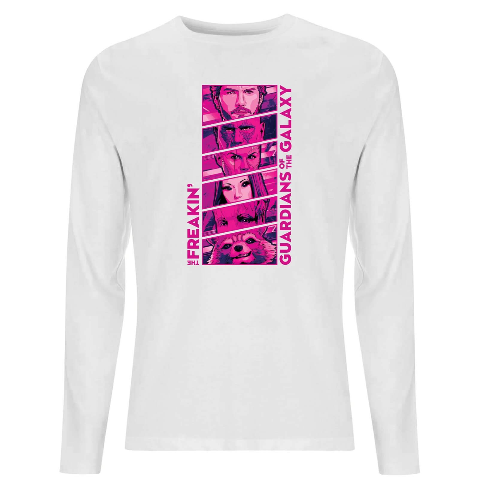 

Guardians of the Galaxy Faces Men's Long Sleeve T-Shirt - White - L