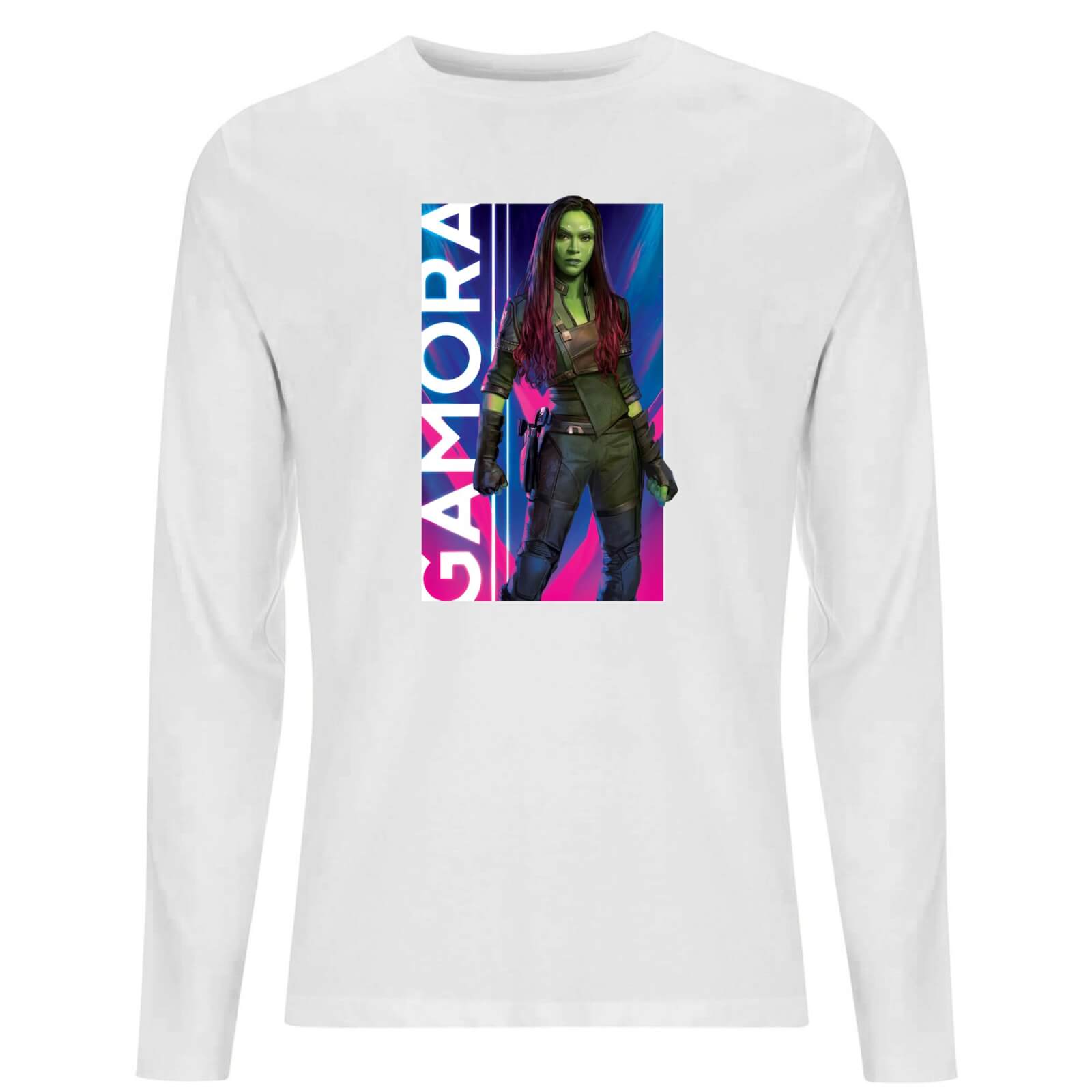 

Guardians of the Galaxy Gamora Men's Long Sleeve T-Shirt - White - L