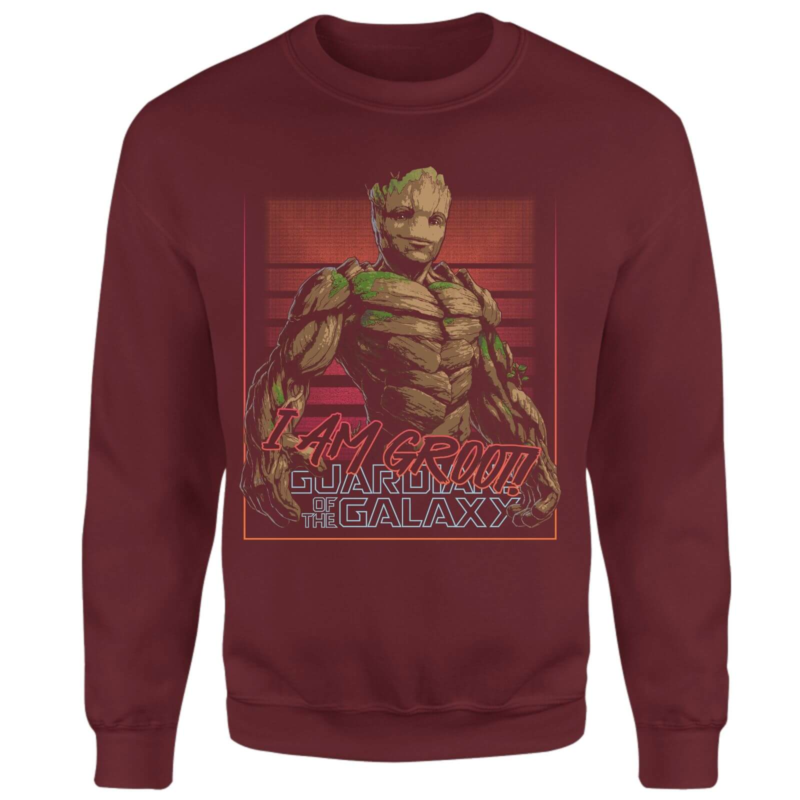 

Guardians of the Galaxy I Am Retro Groot! Sweatshirt - Burgundy - XXL