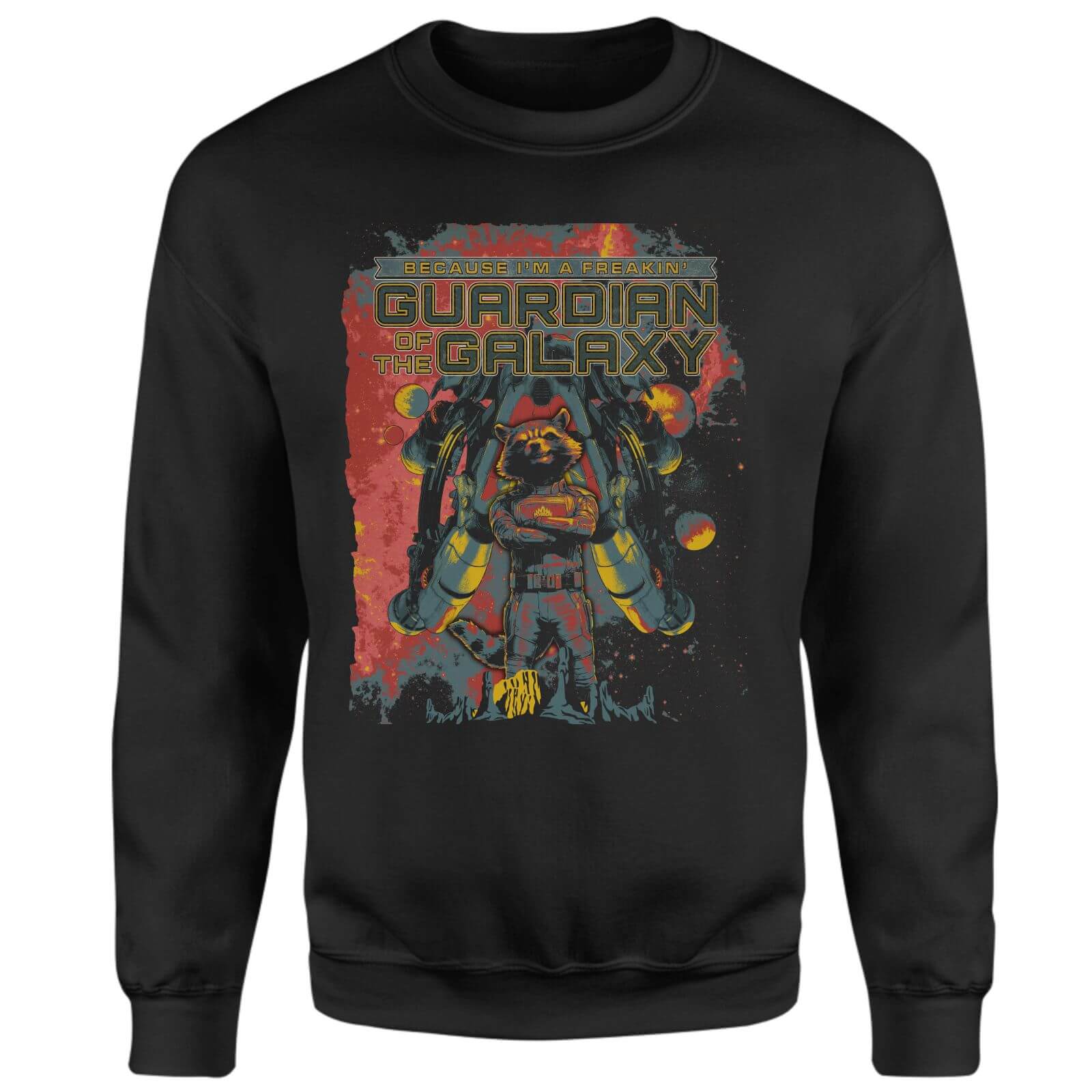 Guardians of the Galaxy I'm A Freakin' Guardian Of The Galaxy Sweatshirt - Black - M