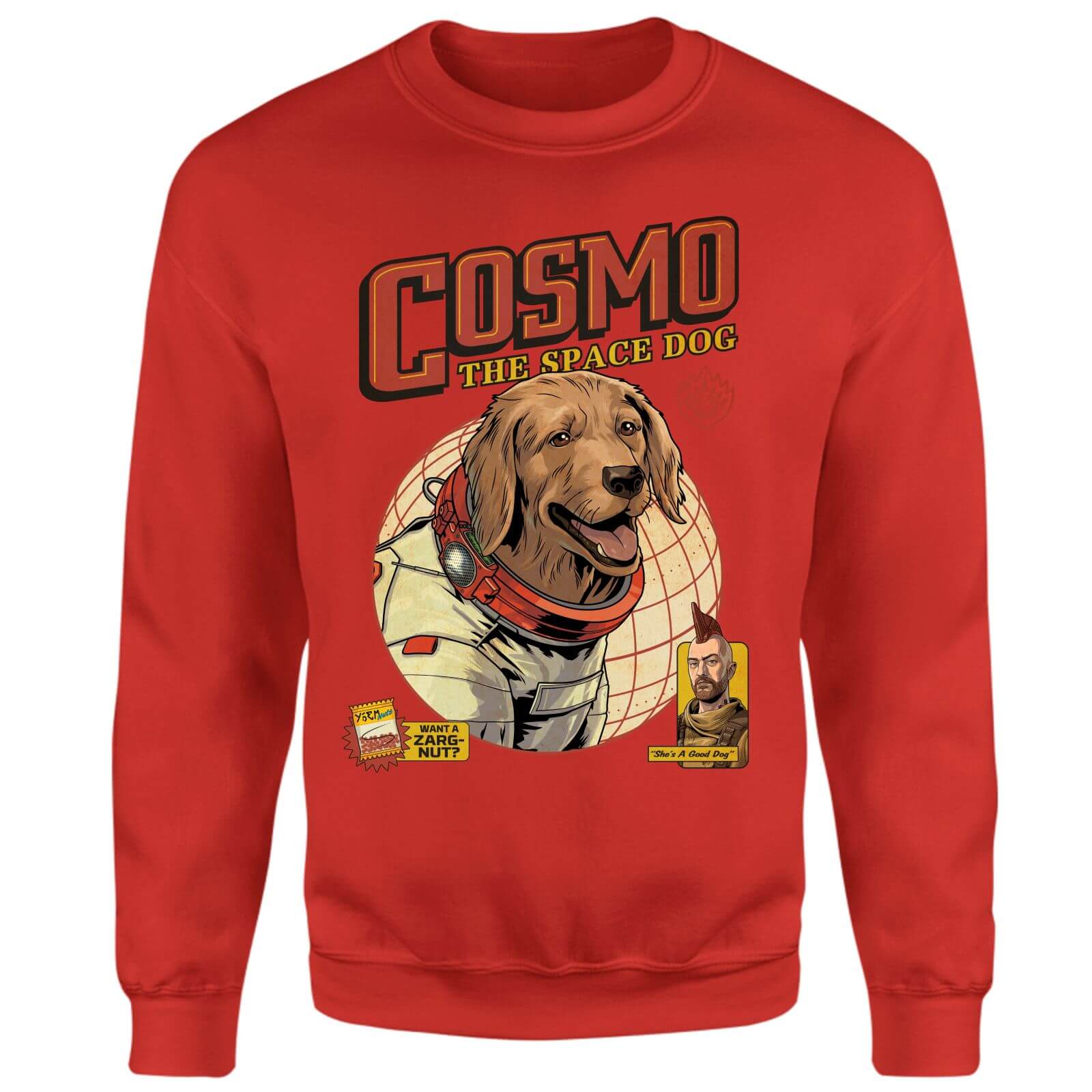 

Guardians of the Galaxy Cosmo The Space Dog Sweatshirt - Red - S