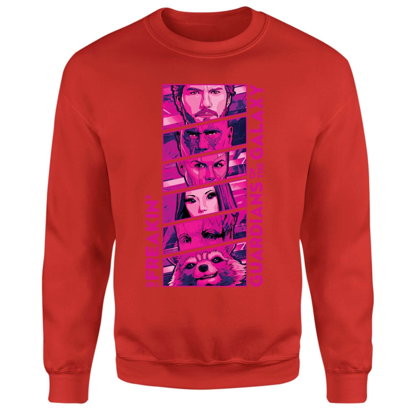 

Guardians of the Galaxy Faces Sweatshirt - Red - L
