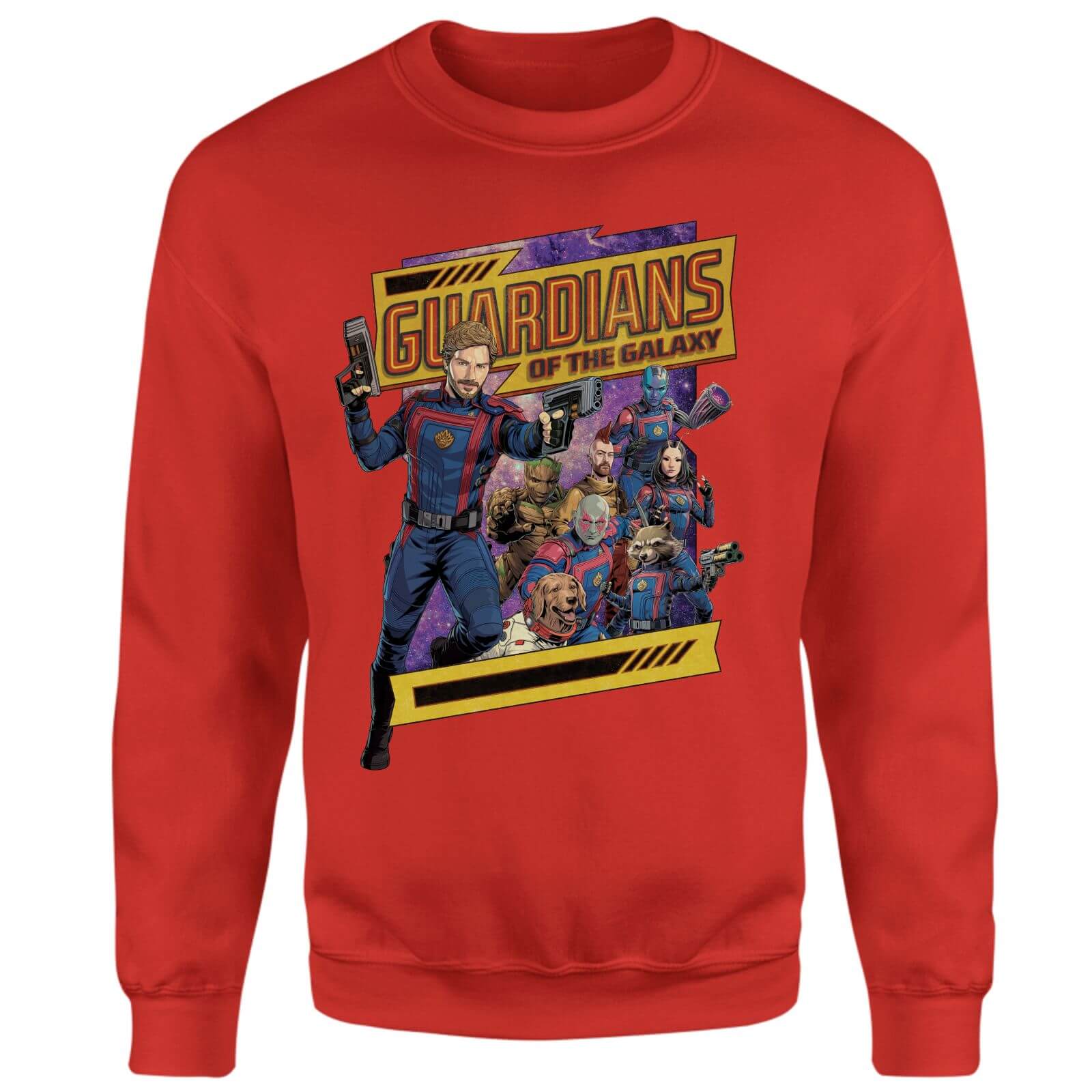 Guardians of the Galaxy Galaxy Sweatshirt - Red - XL
