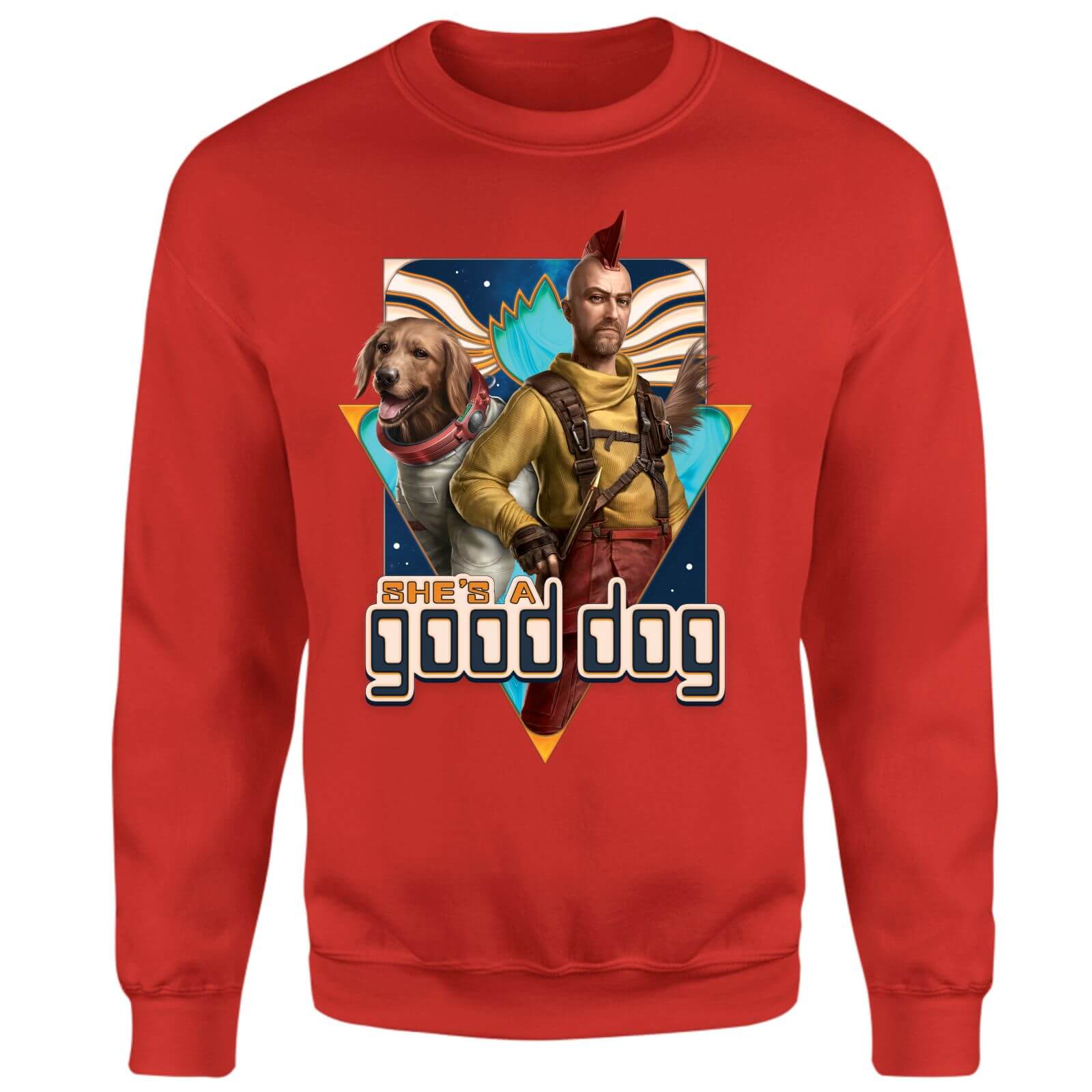 

Guardians of the Galaxy She's A Good Dog Sweatshirt - Red - L