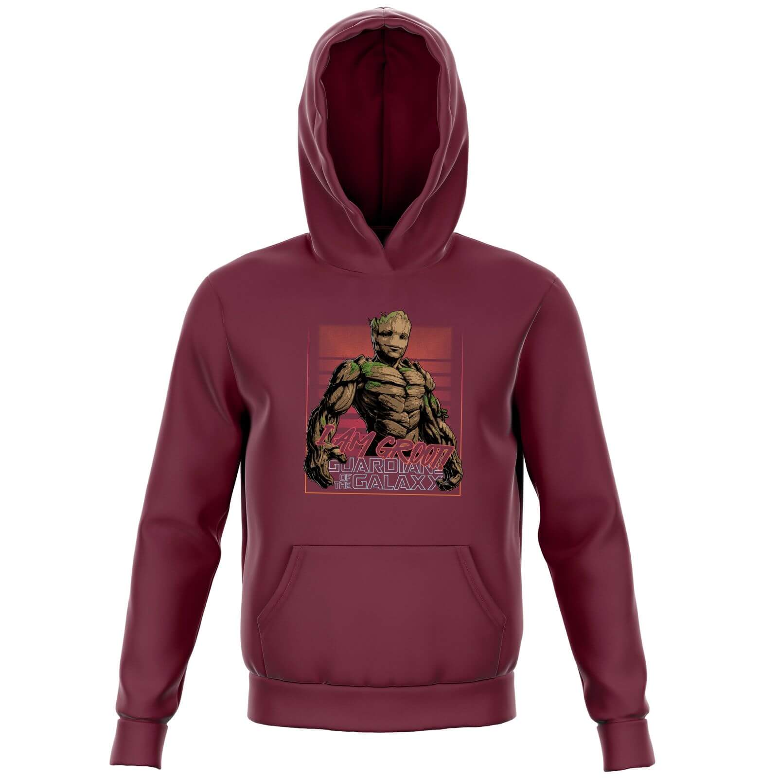 

Guardians of the Galaxy I Am Retro Groot! Kids' Hoodie - Burgundy - 3-4 Anni