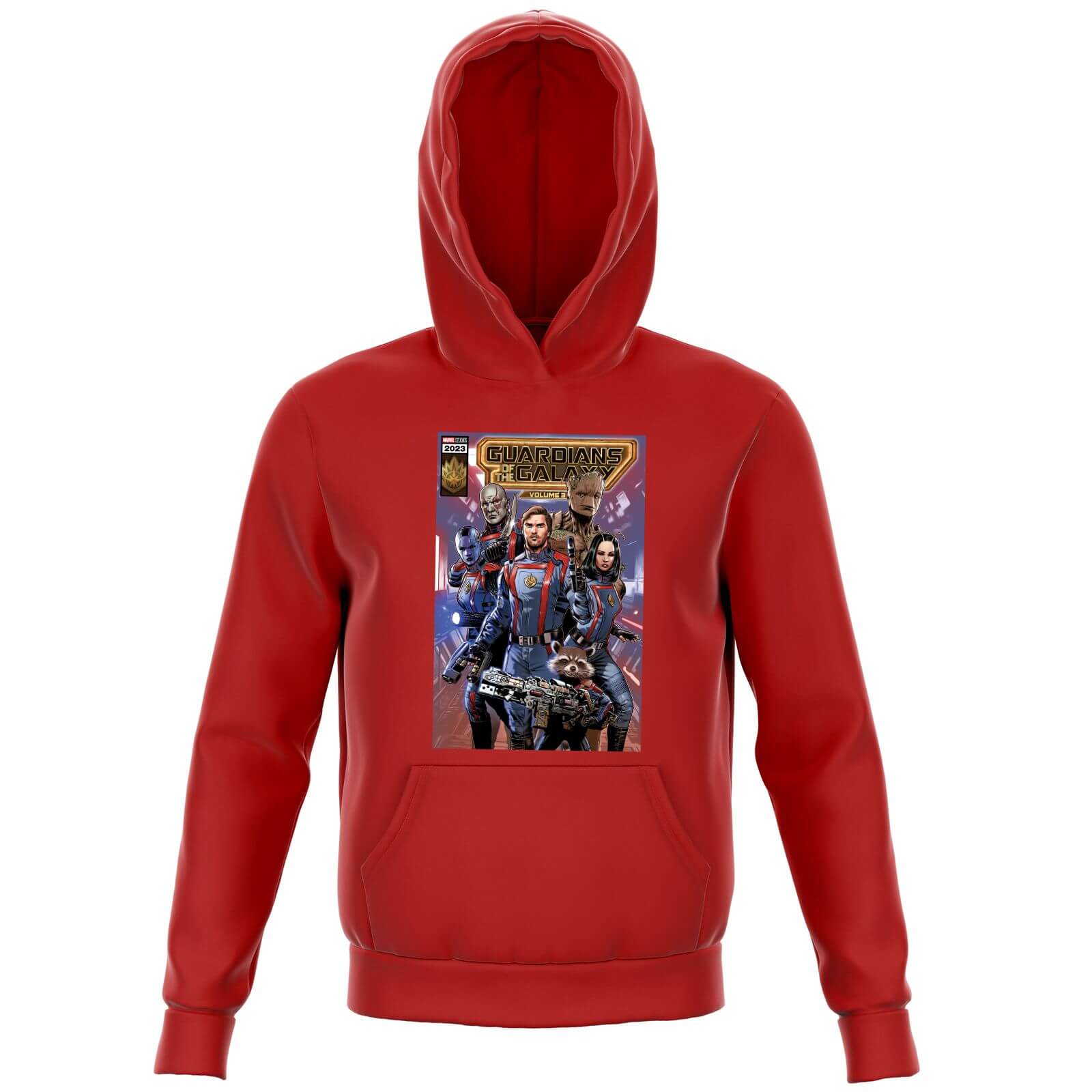 Guardians of the Galaxy Photo Comic Cover Kids' Hoodie - Red - 7-8 Years