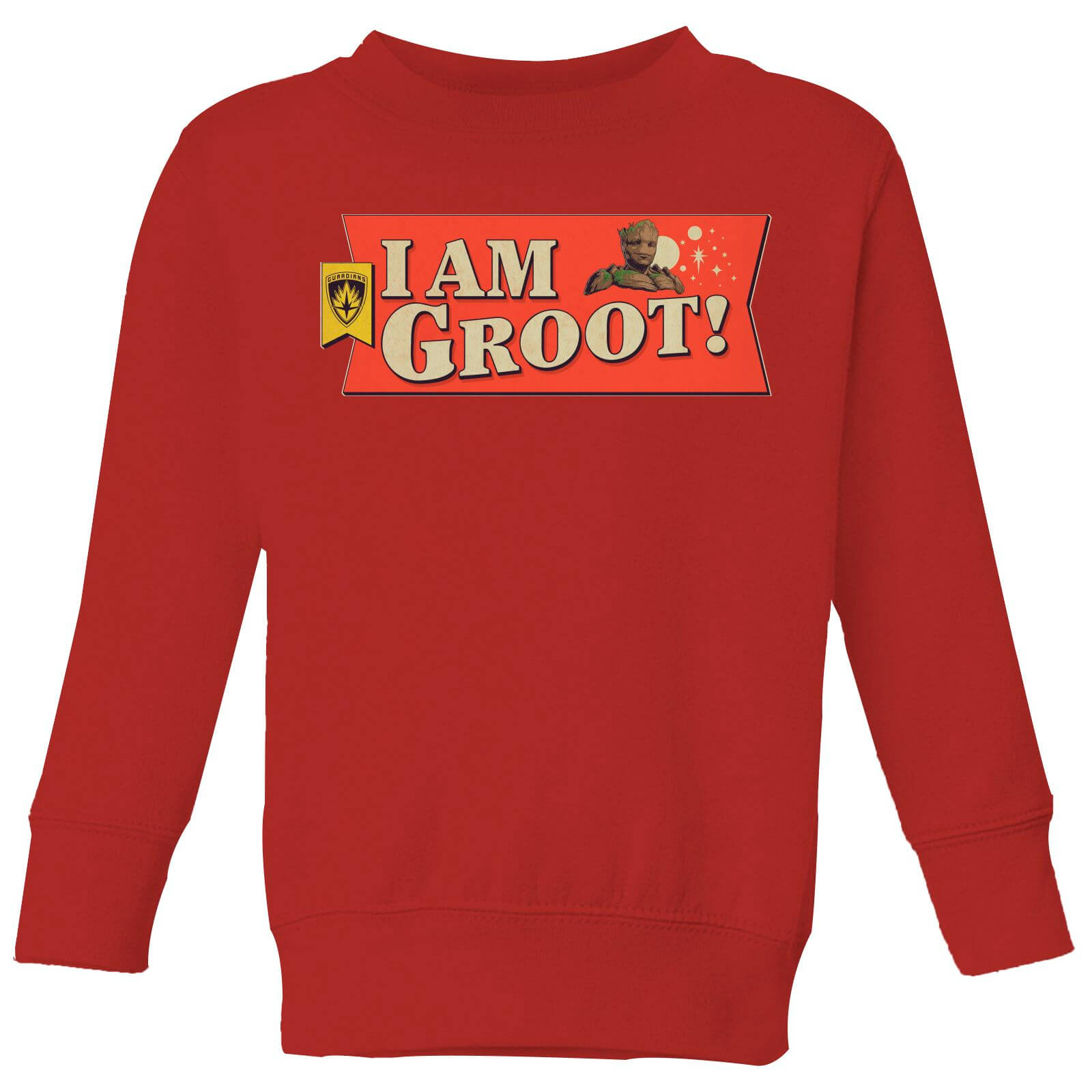 

Guardians of the Galaxy I Am Groot! Kids' Sweatshirt - Red - 3-4 Anni