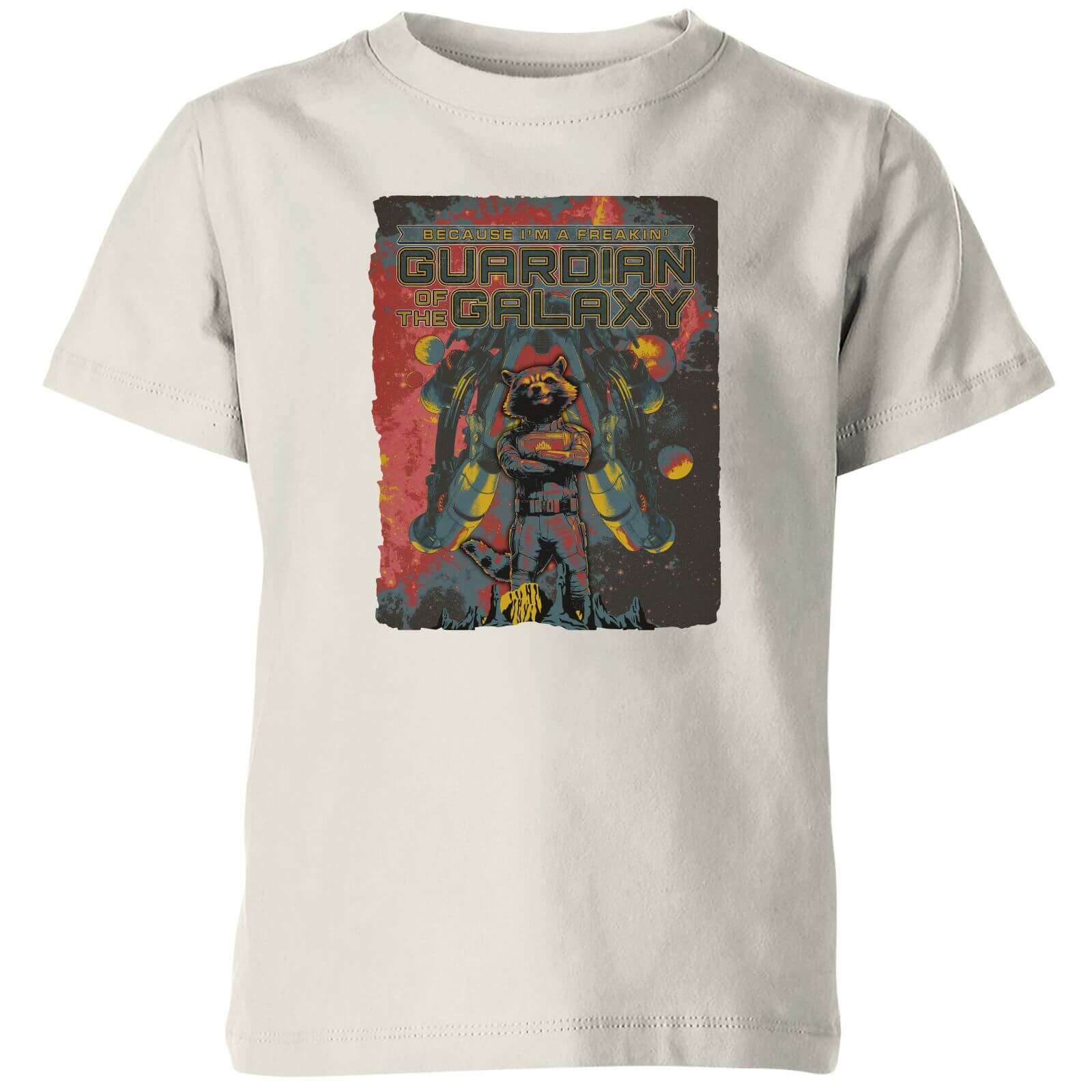 

Guardians of the Galaxy I'm A Freakin' Guardian Of The Galaxy Kids' T-Shirt - Cream - 3-4 Anni