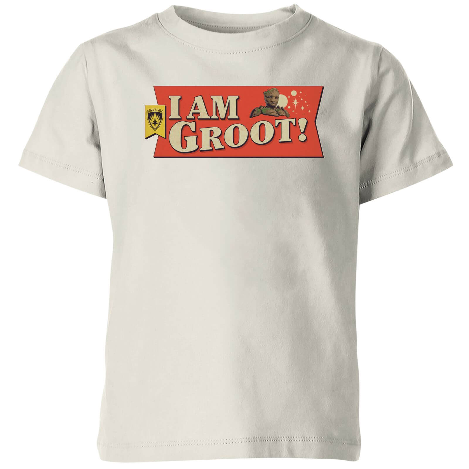 

Guardians of the Galaxy I Am Groot! Kids' T-Shirt - Cream - 3-4 Anni