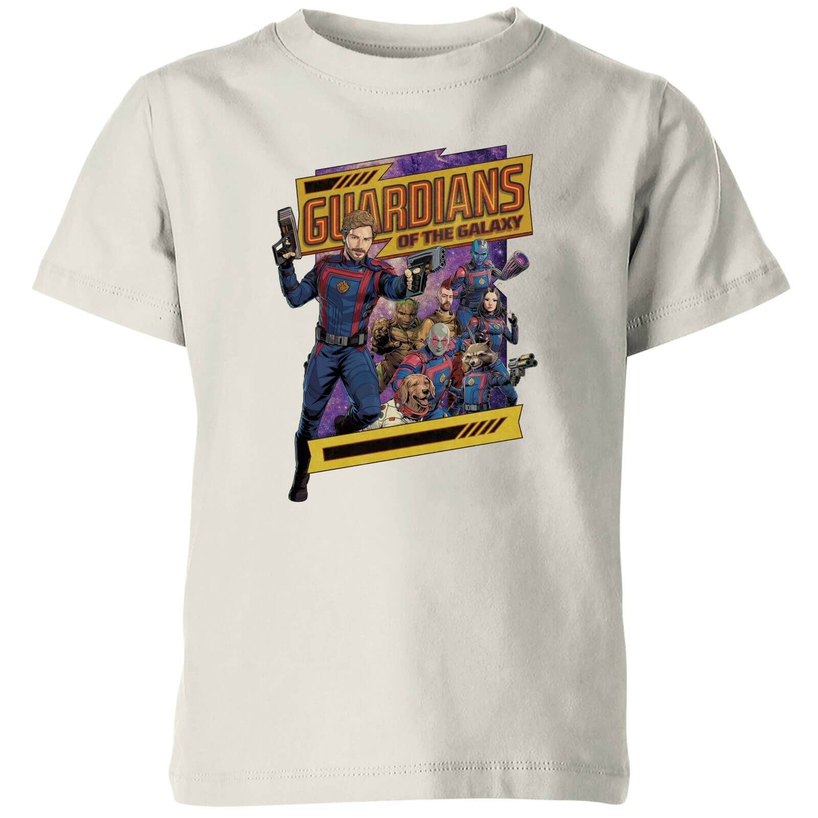 Guardians of the Galaxy Galaxy Kids' T-Shirt - Cream - 9-10 Years