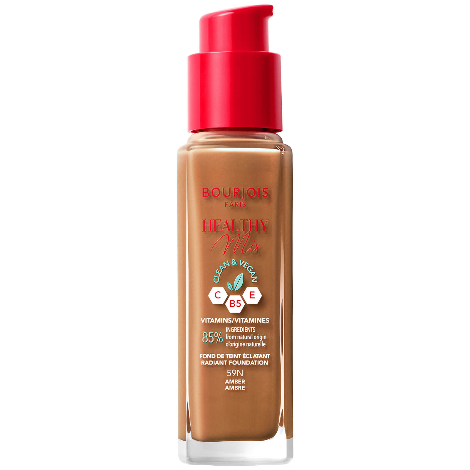 

Bourjois Healthy Mix Clean Foundation 30ml (Various Shades) - 59 Amber