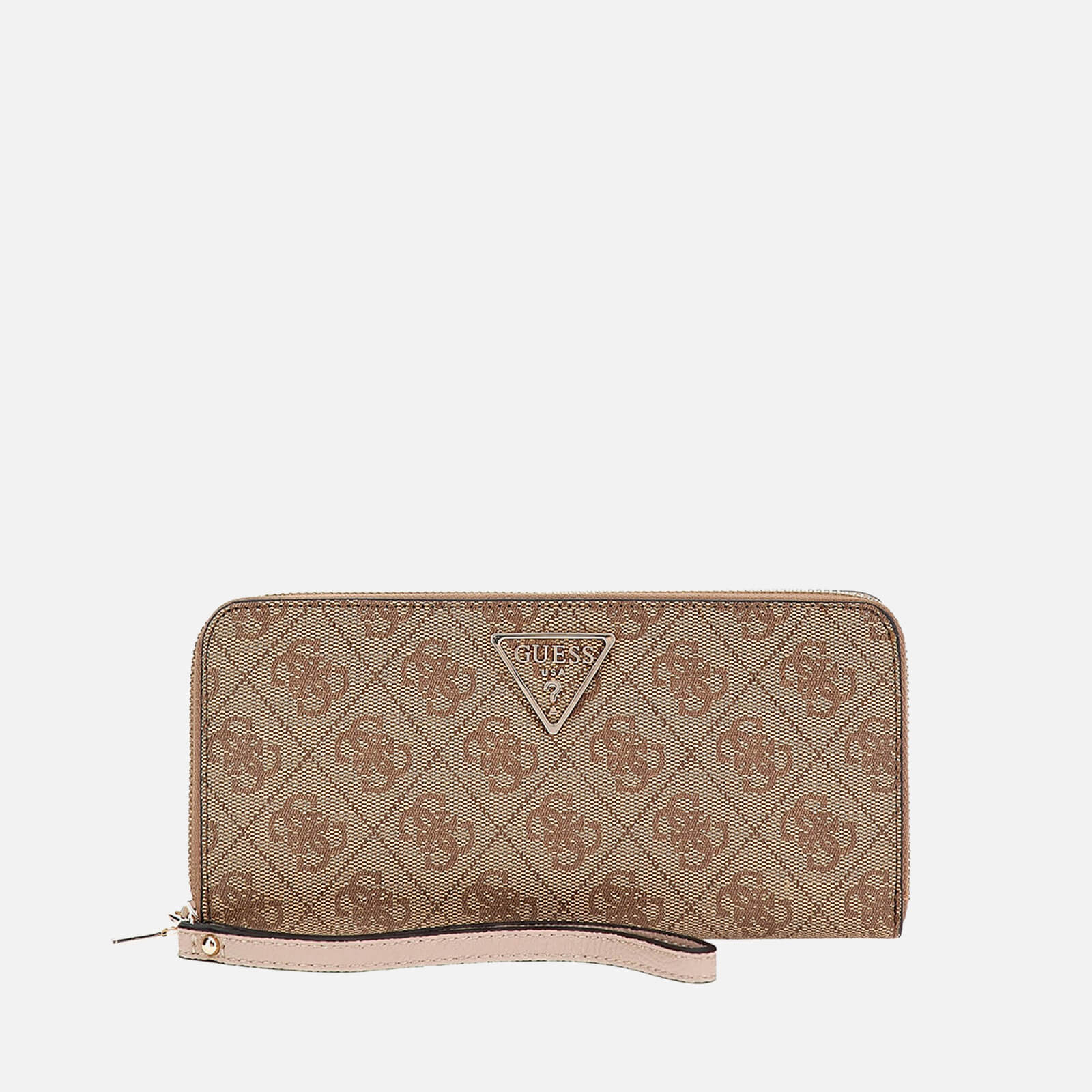Image of Guess Laurel Faux Leather Large Zip Around Purse