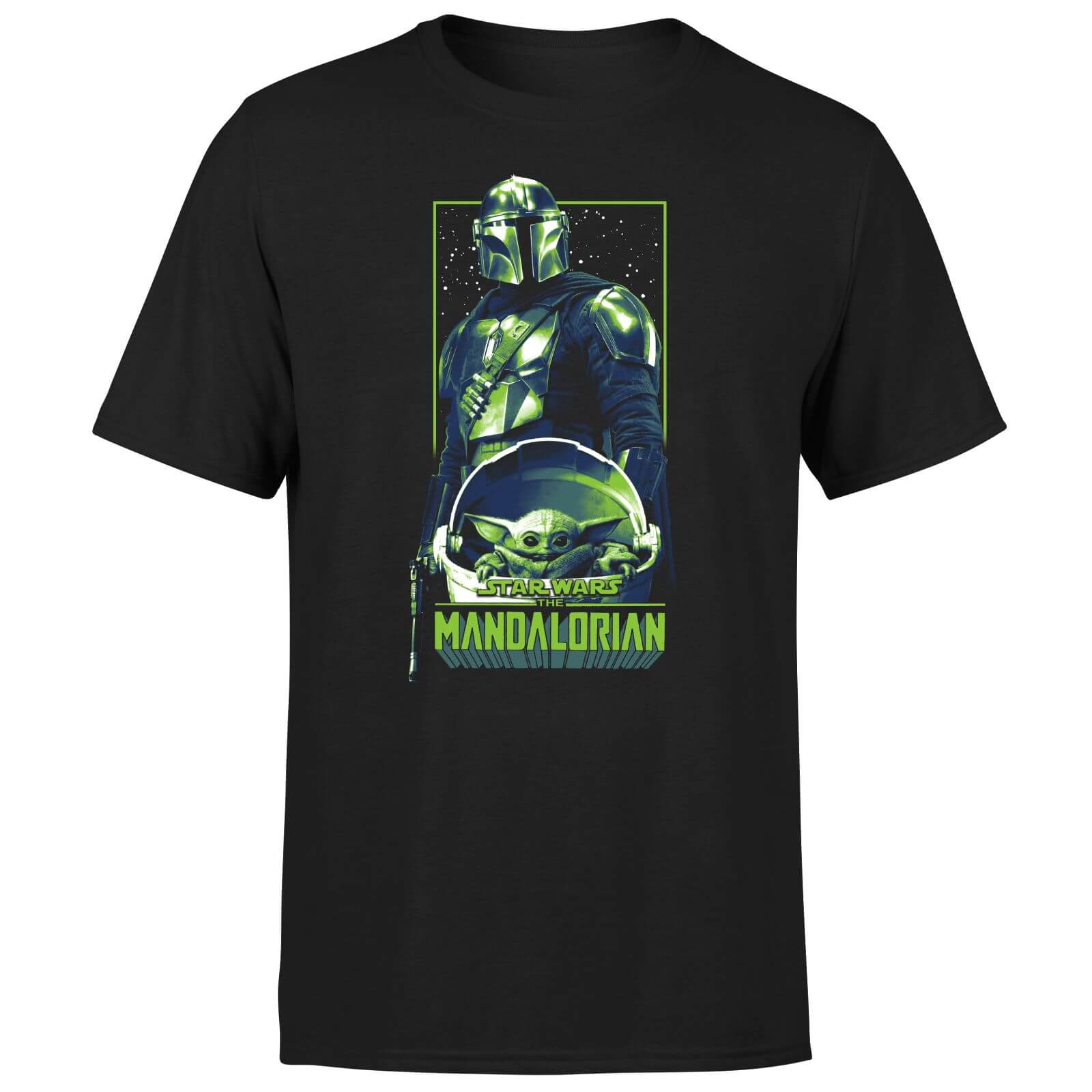 The Mandalorian Grogu & Mando Men's T-Shirt - Black - XS - Black