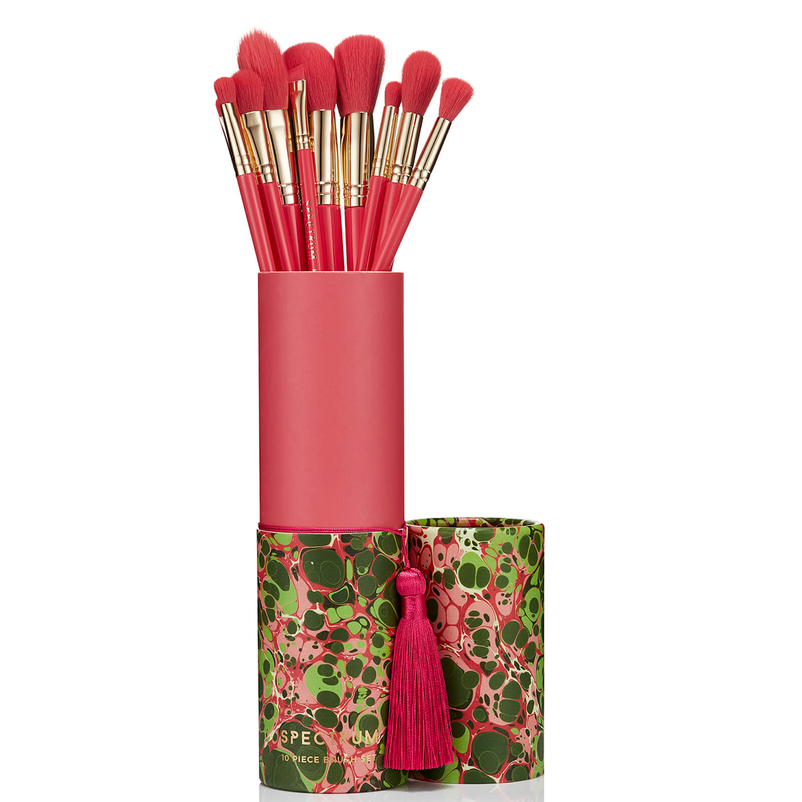 

Spectrum Collections Velvet Rose Marble 10 Piece Brush Set