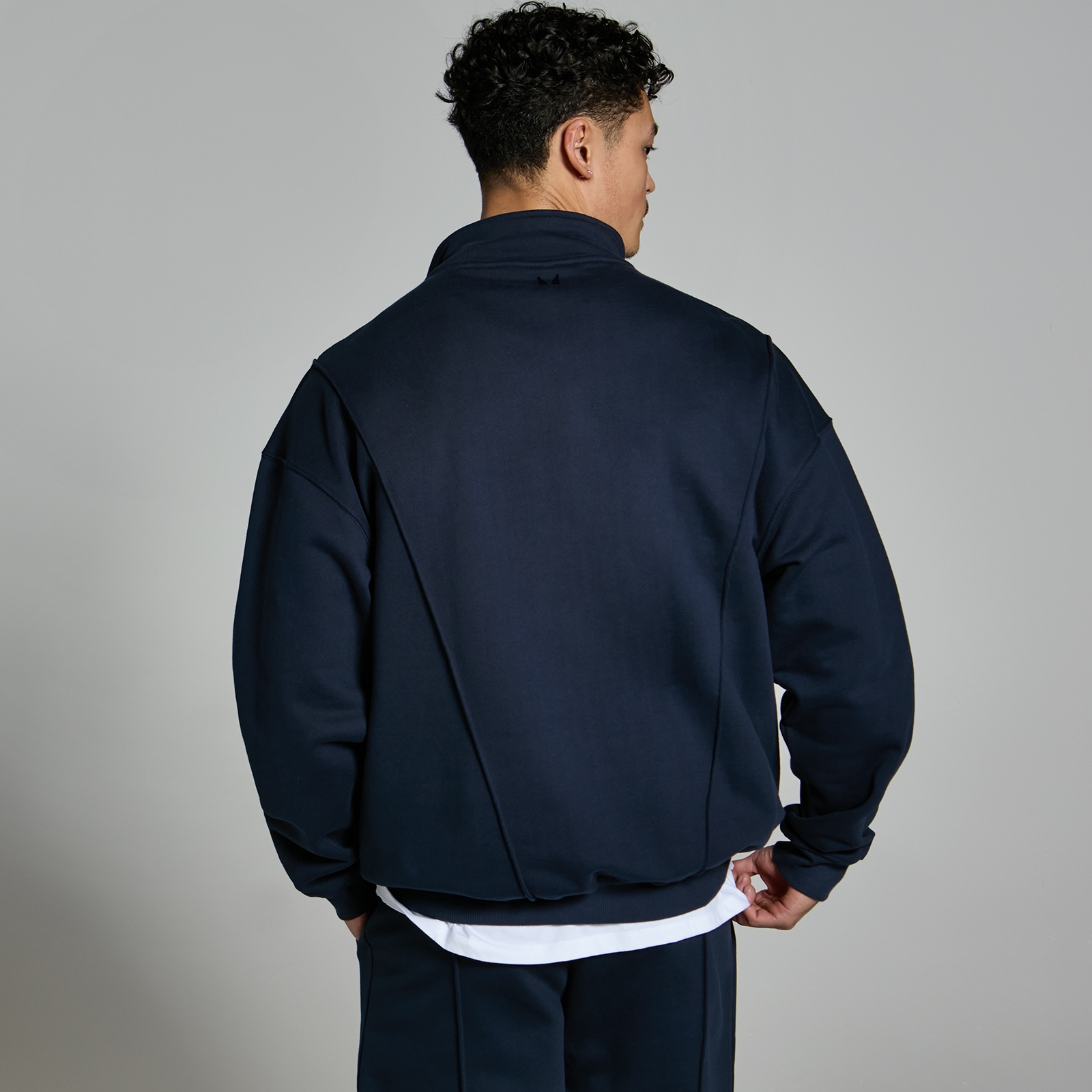 5059883272559 - Herren Lifestyle robustes Top mit 1 4-Reißverschluss – Tiefblau - M 5059883272559 - Herren Lifestyle robustes Top mit 1 4-Reißverschluss – Tiefblau - M