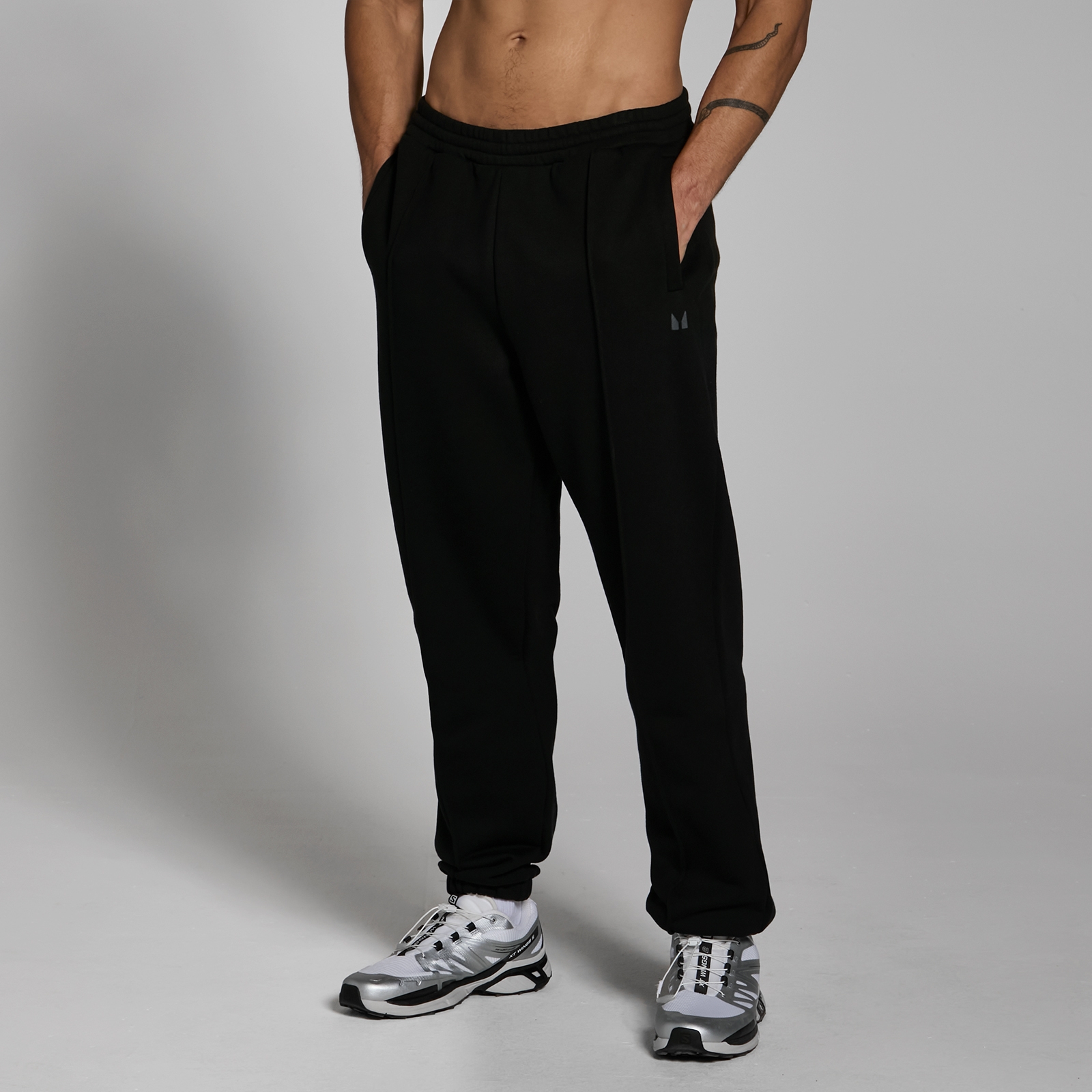 Image of Pantaloni da jogging pesanti oversize MP Lifestyle da uomo - Neri - XXXL