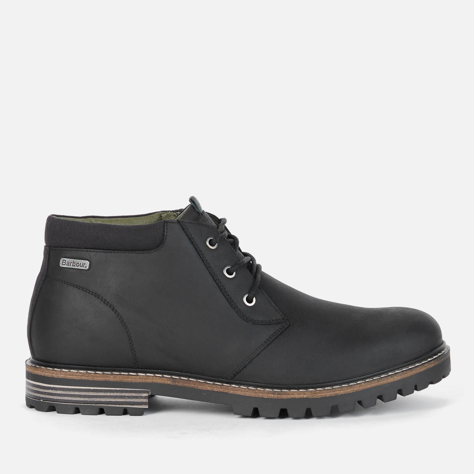 Barbour Men's Boulder Leather Chukka Boots - UK 7